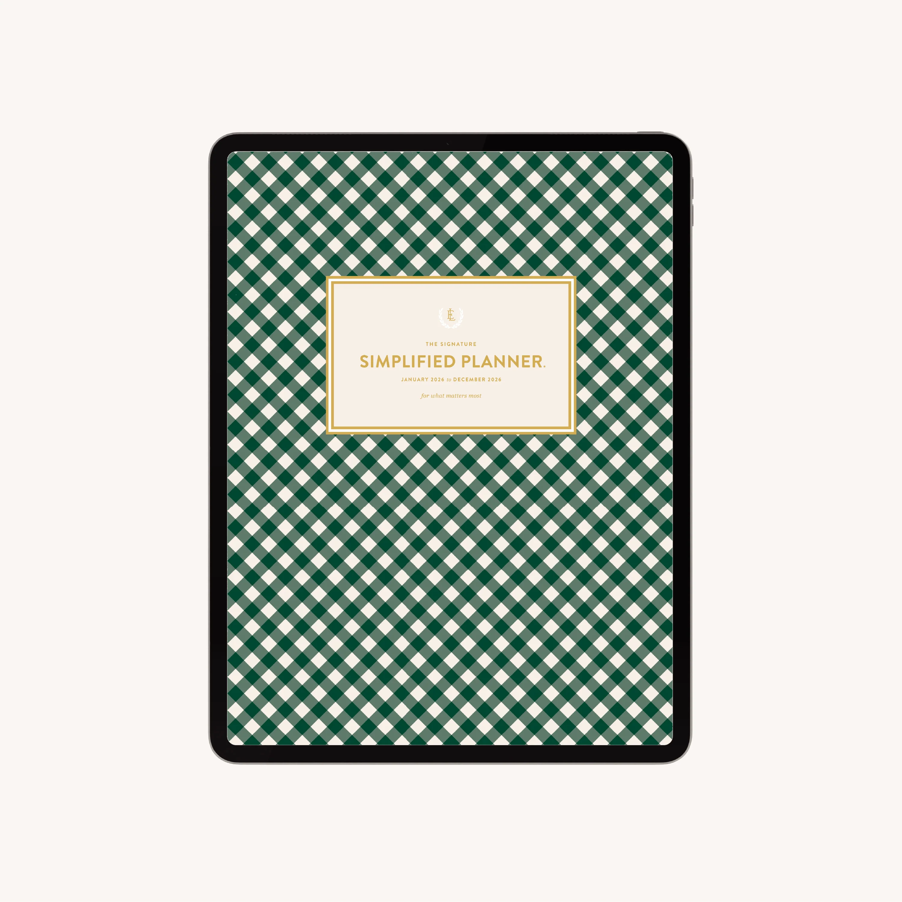 2026 Digital Simplified Planner - For iPads