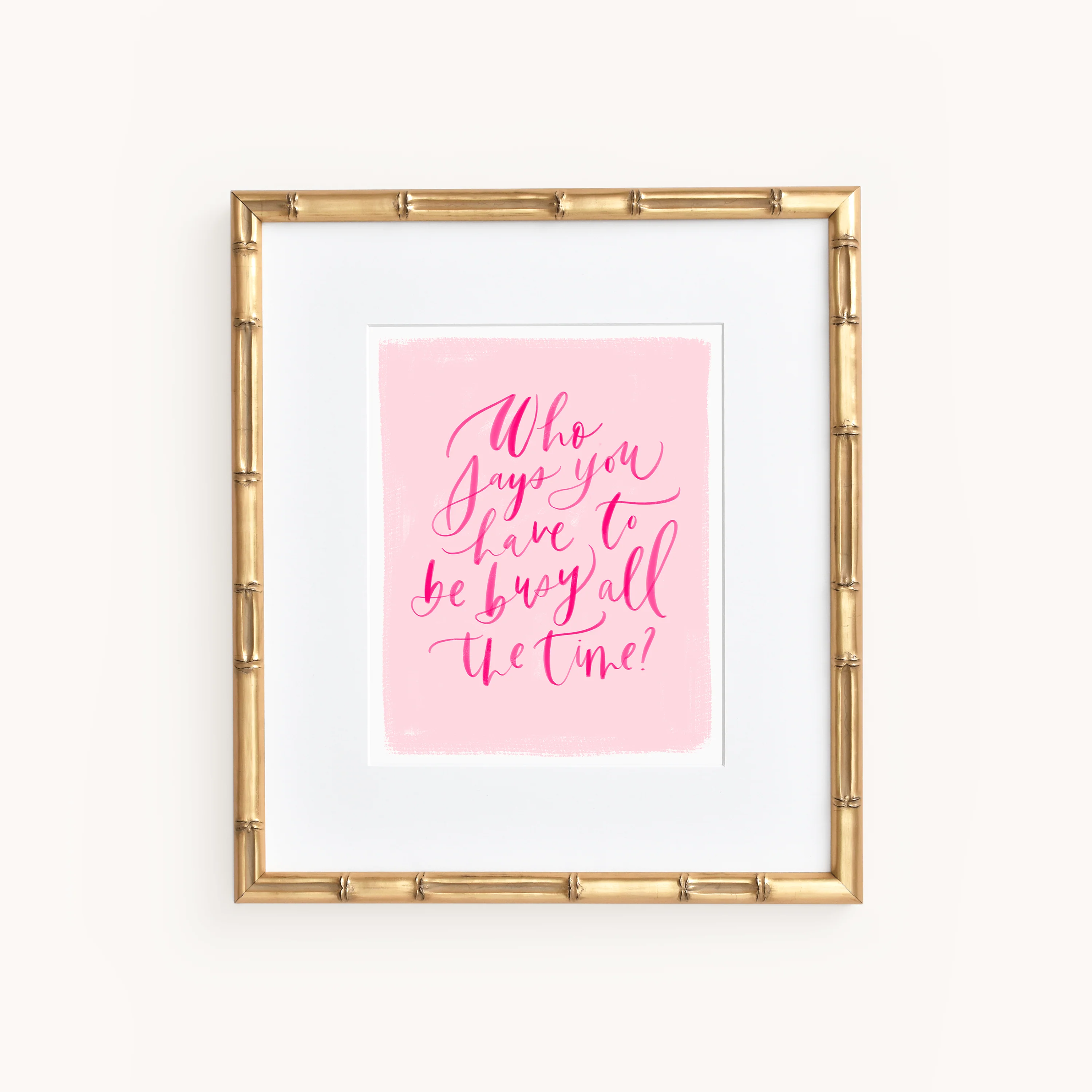 Art Print - Who Says