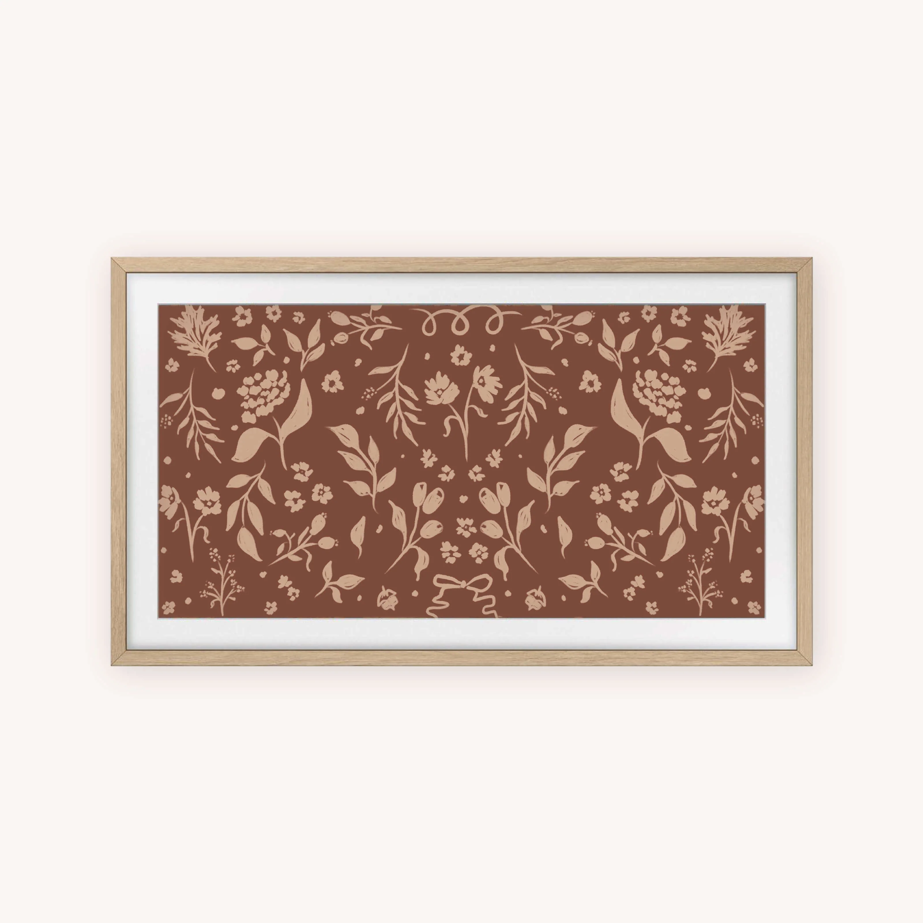 Frame TV Art - Fall Blooms