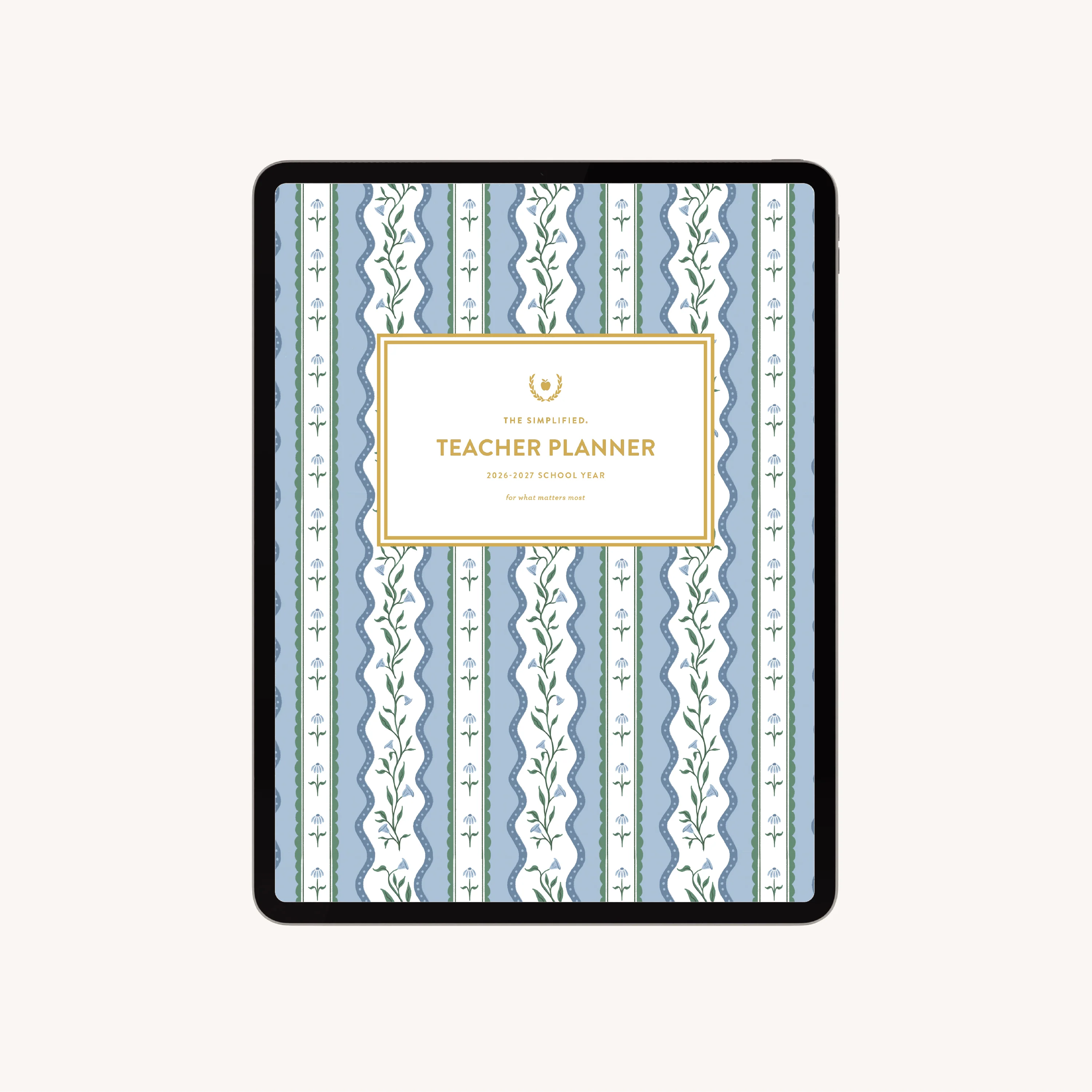 2026-2027 Digital Teacher Planner - For iPads