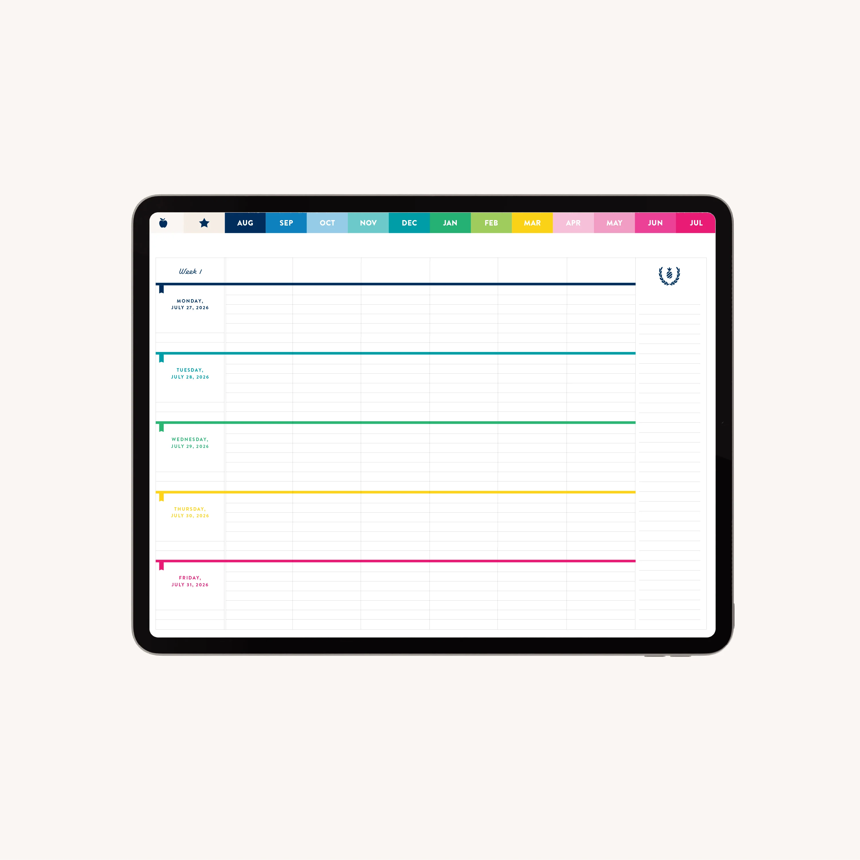 2026-2027 Digital Teacher Planner - For iPads 4 2026-2027 Digital Teacher Planner - For iPads
