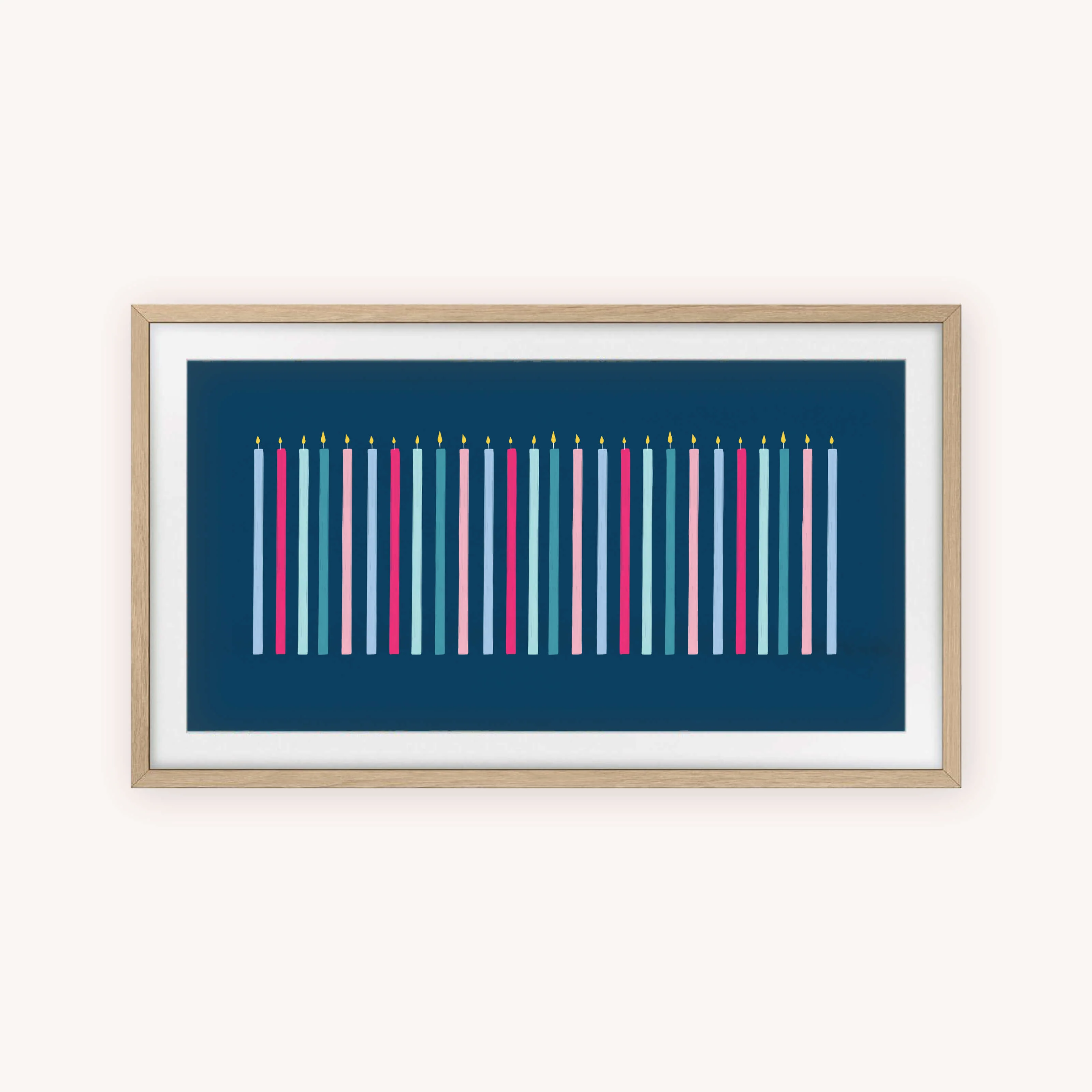 Frame TV Art - Party Candles