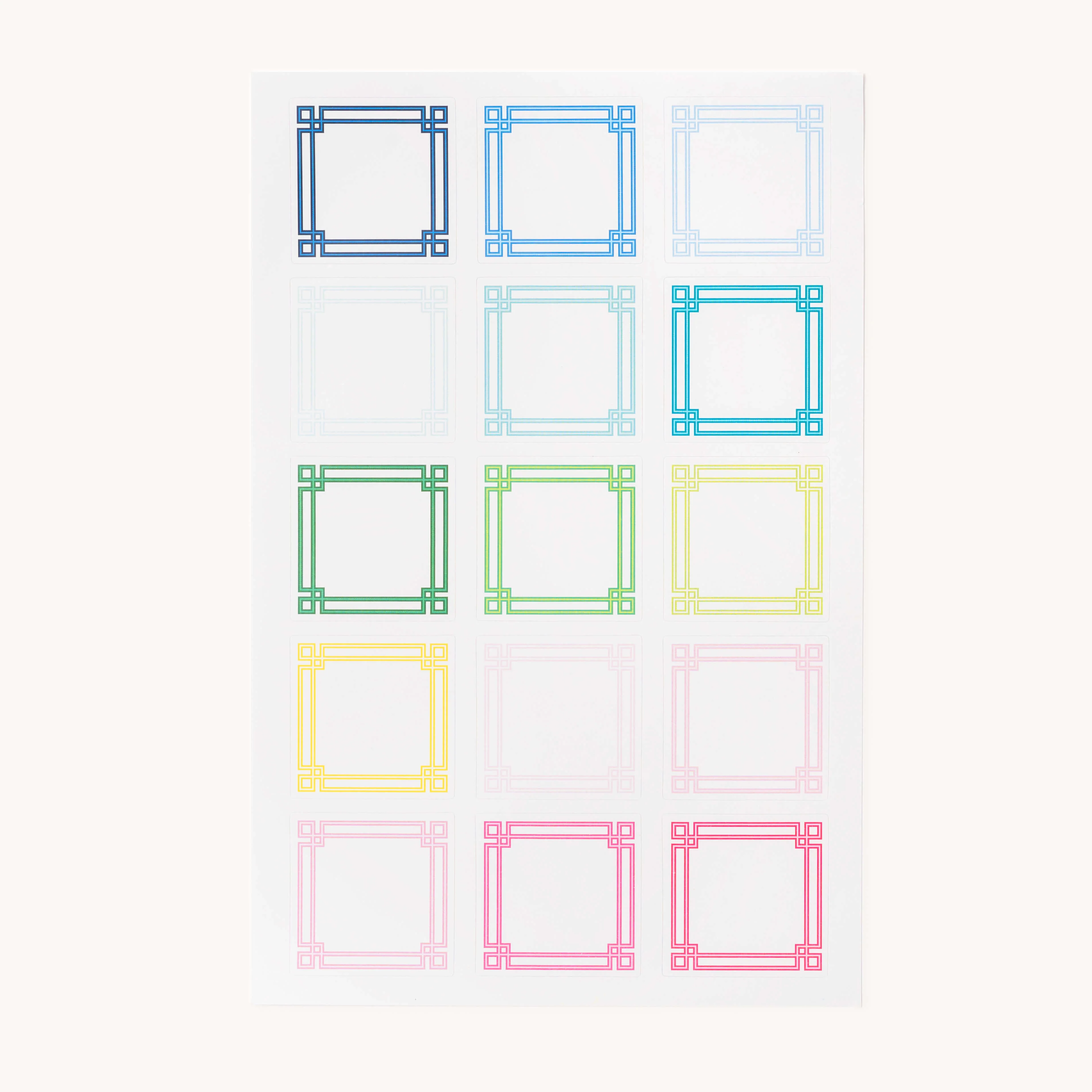 Gift Tag Sticker Set - Happy Stripe