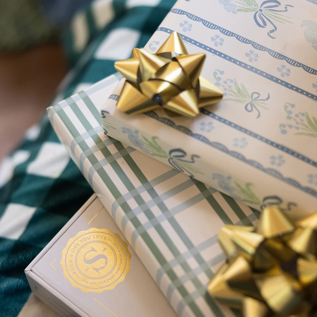 Gift Wrap Roll - Pistachio Plaid