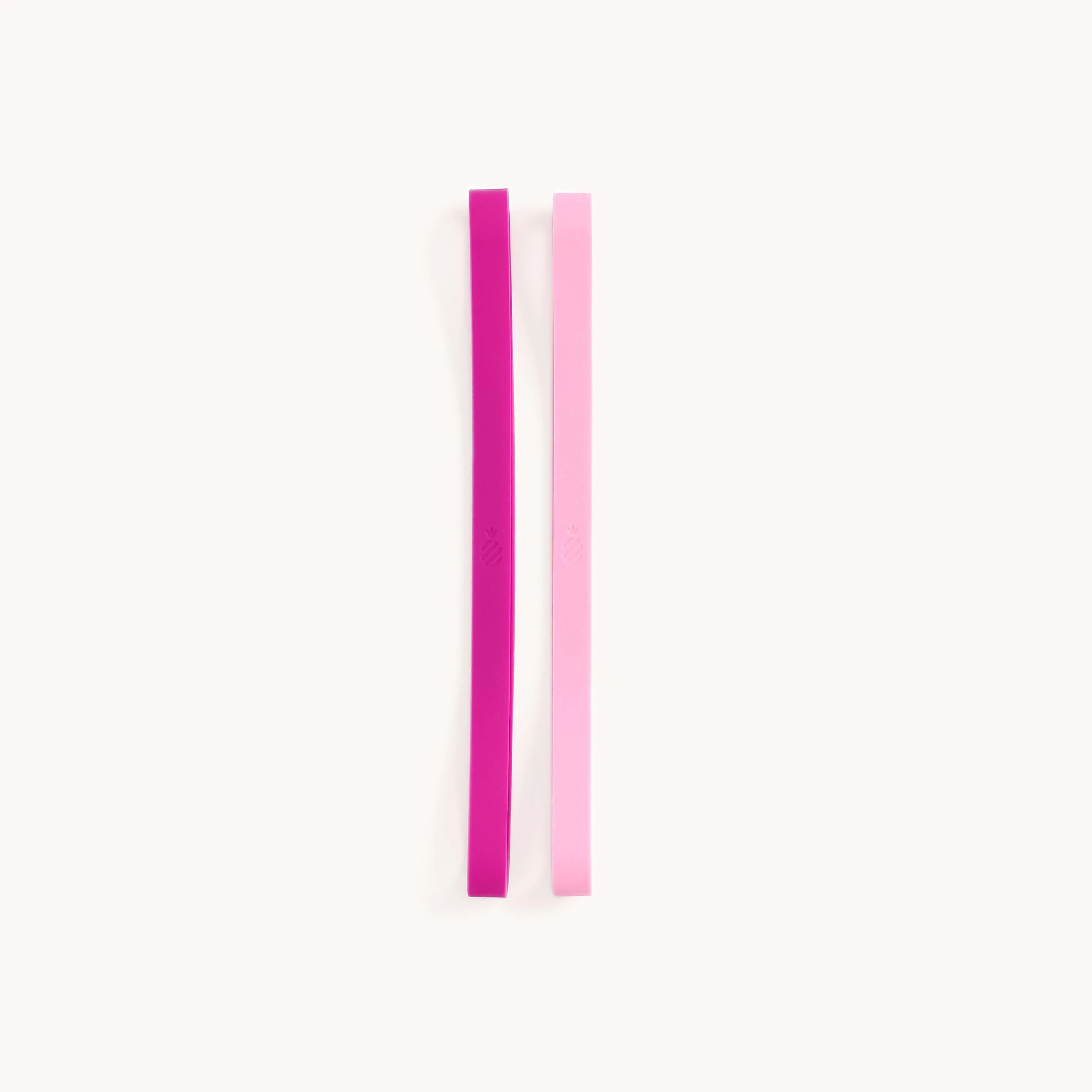 Large Stretchy Band Set - Blush & Raspberry 5 Large Stretchy Band Set - Blush & Raspberry