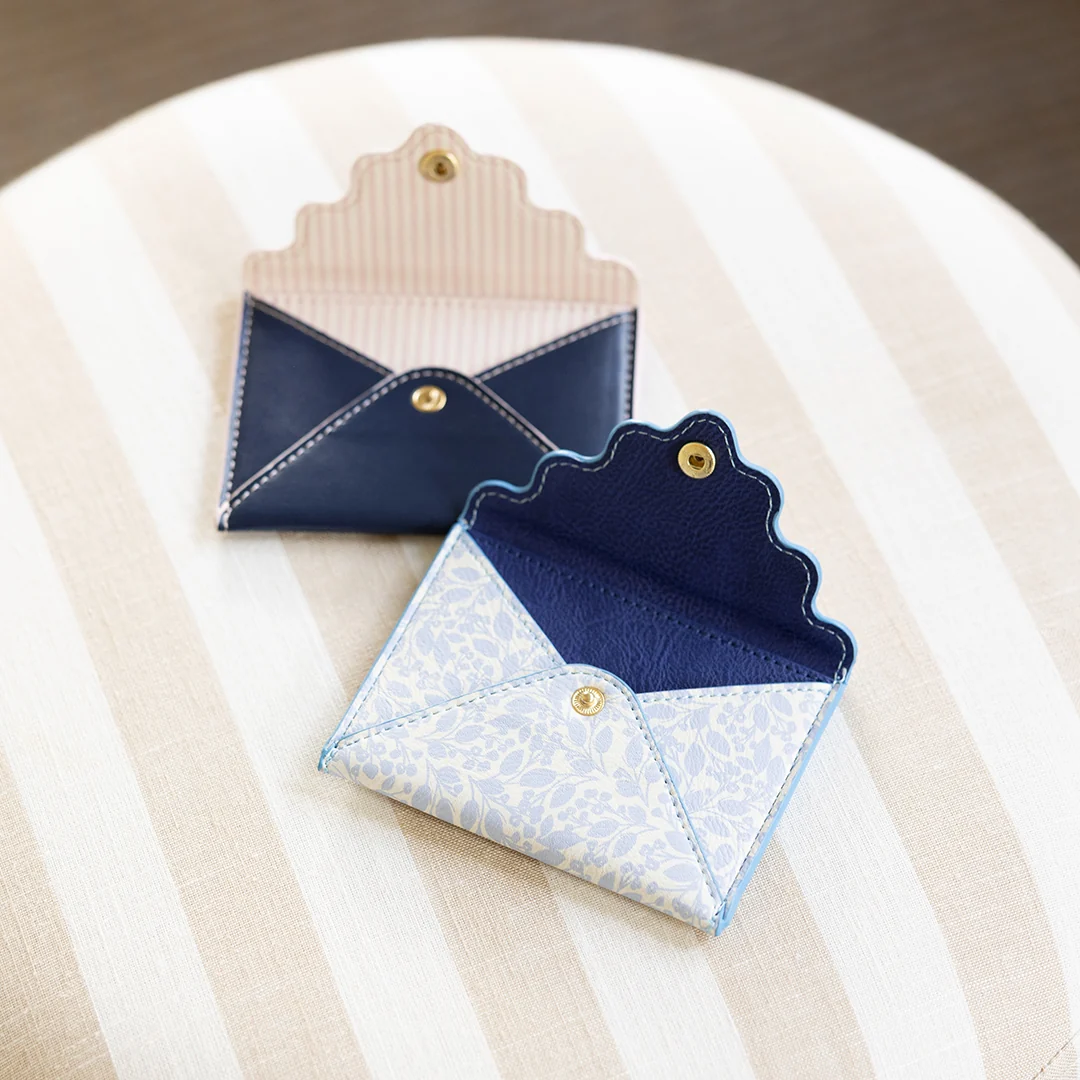 Leatherette Mini Wallet - Misty Meadow