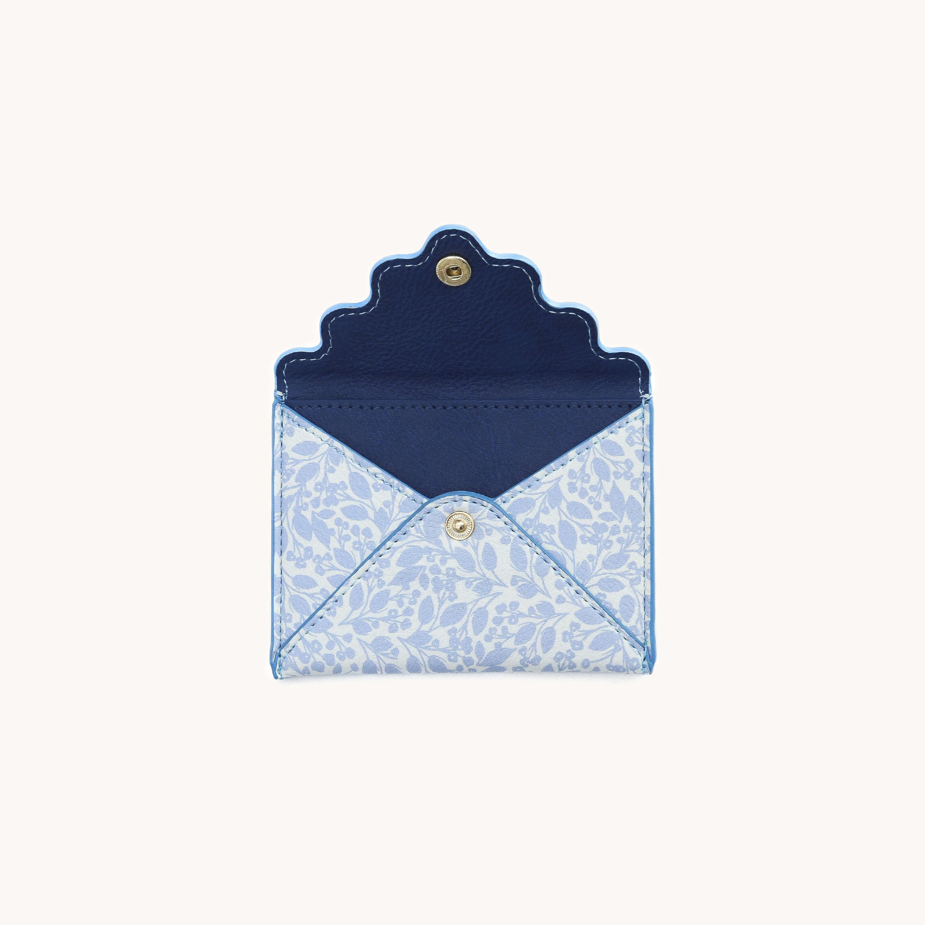 Leatherette Mini Wallet - Misty Meadow 3 Leatherette Mini Wallet - Misty Meadow