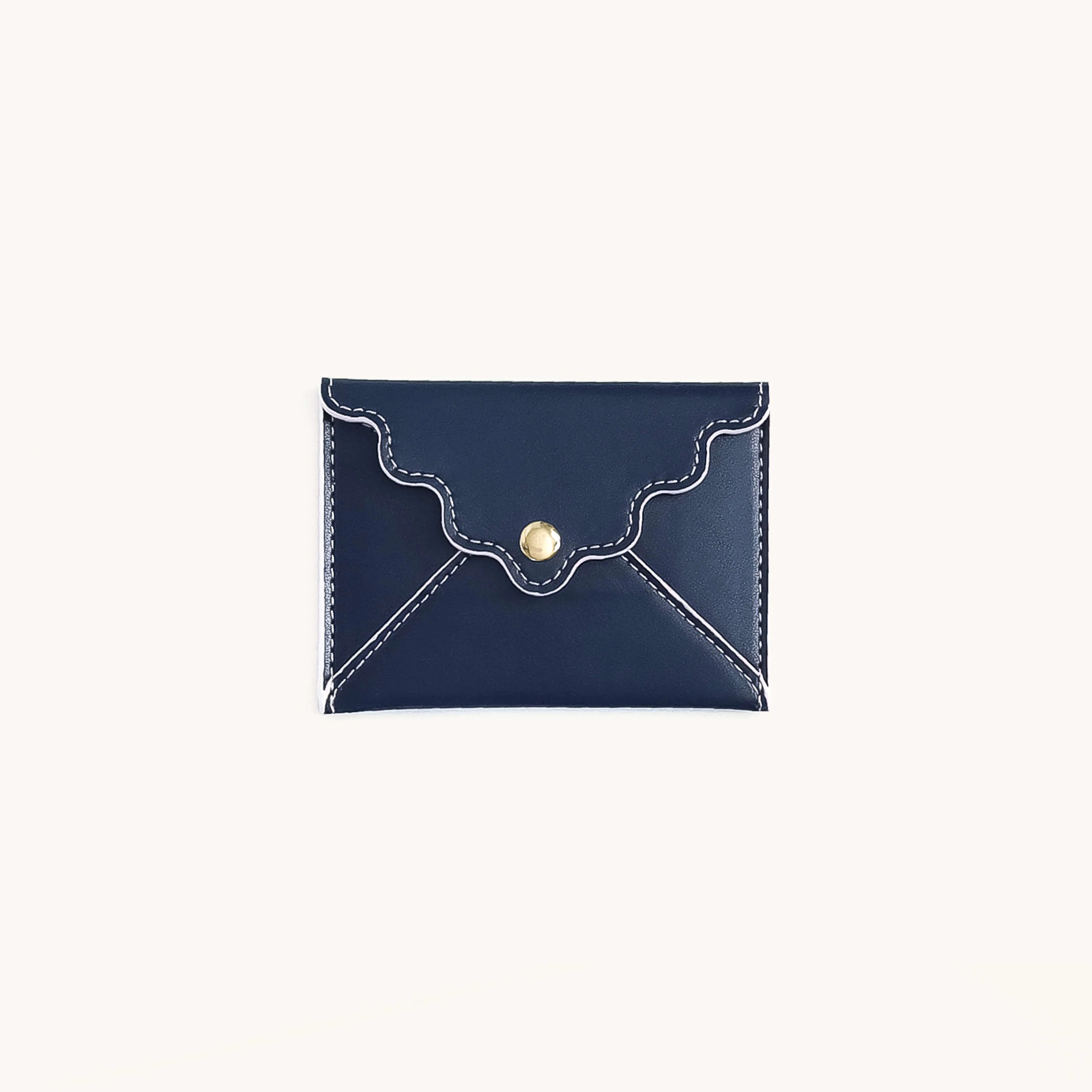 Leatherette Mini Wallet - Navy 1 Leatherette Mini Wallet - Navy
