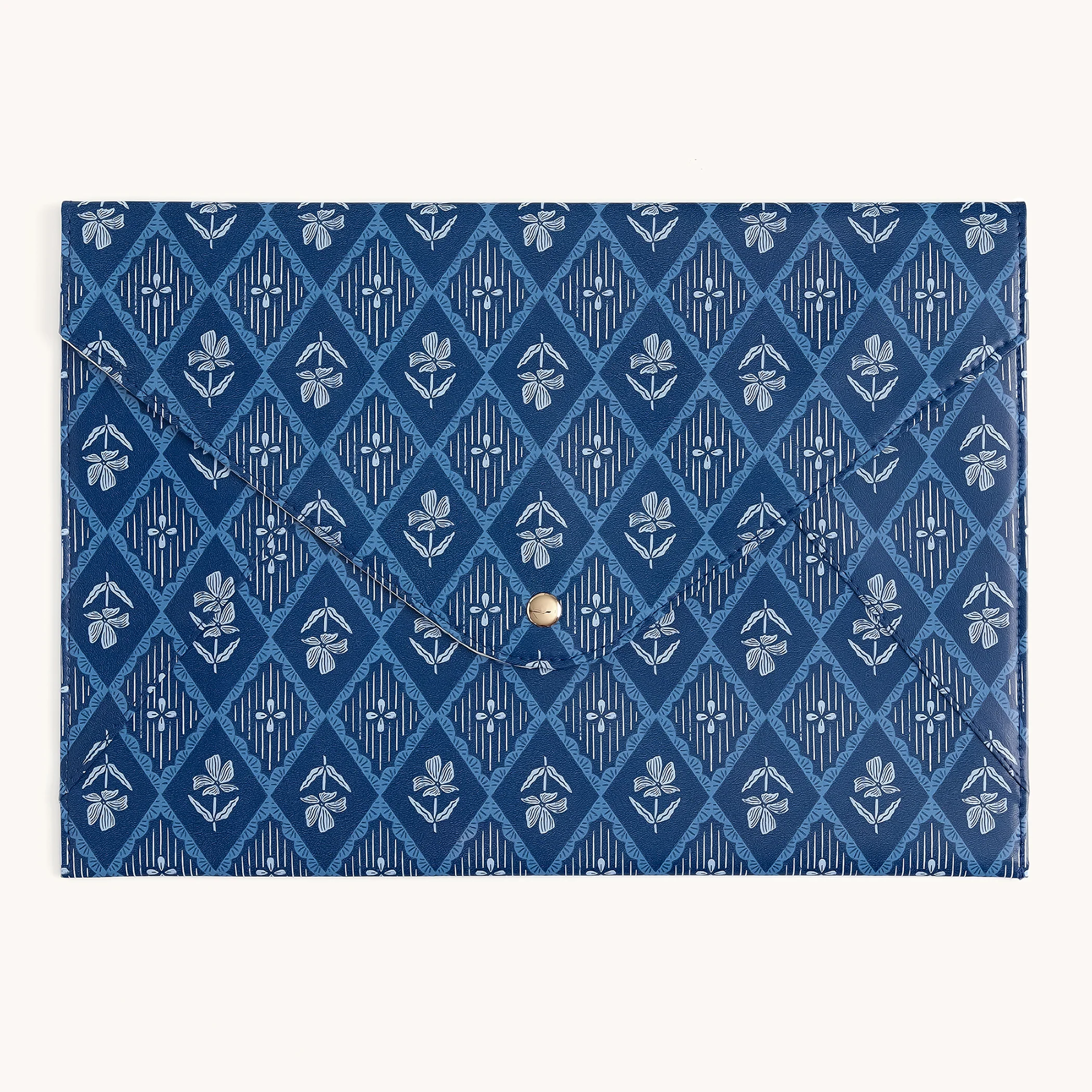 Leatherette Tech Case - Block Floral