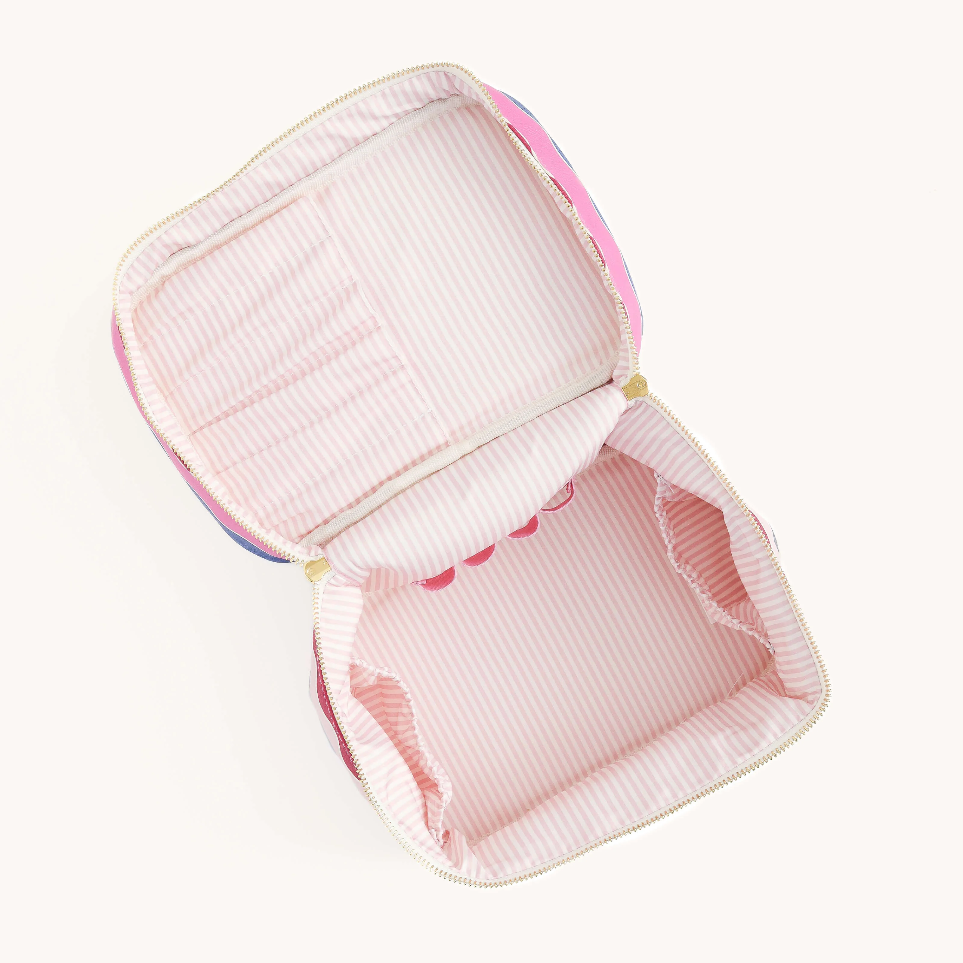 Leatherette Train Case Set - Rainbow Row 3 Leatherette Train Case Set - Rainbow Row