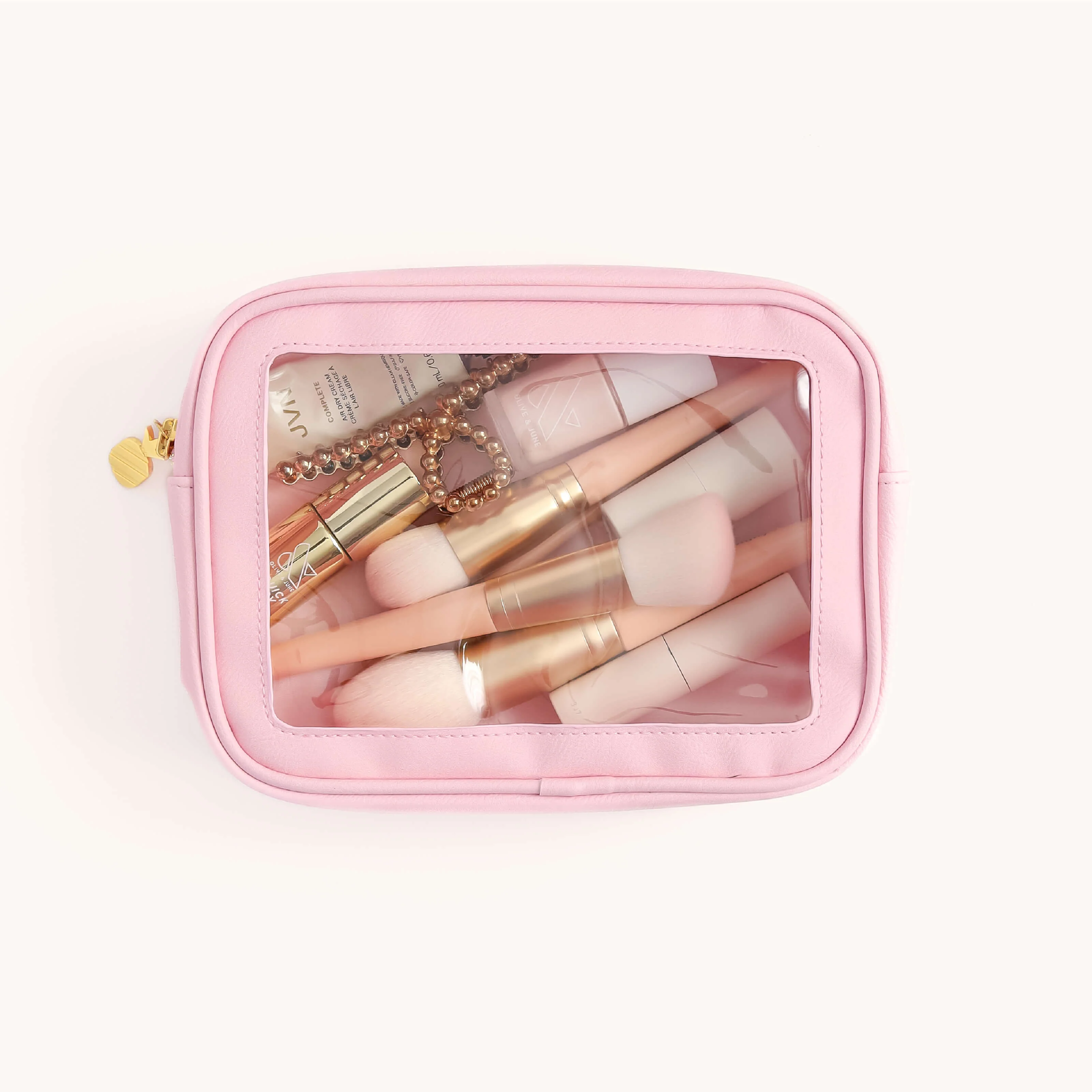 Leatherette Travel Bag - Blush 3 Leatherette Travel Bag - Blush