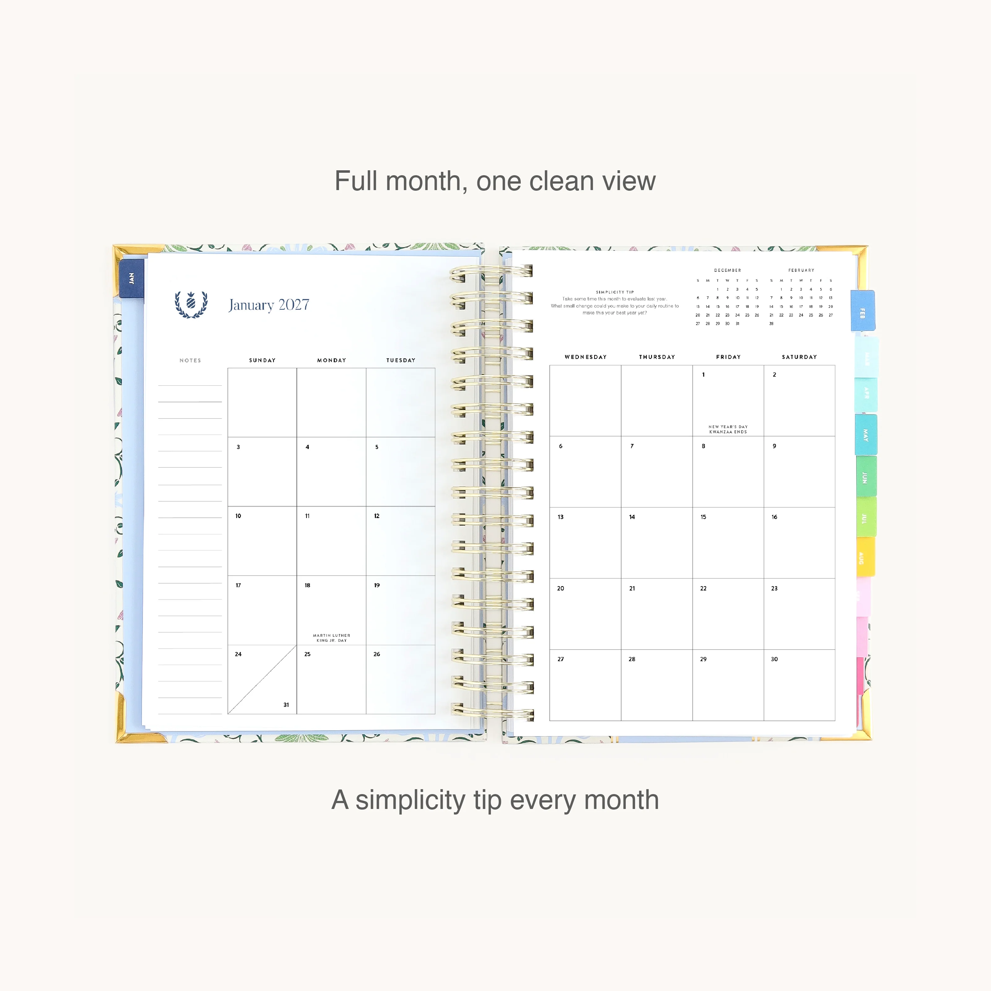 2027 Spiral Daily Simplified Planner - Pineapple Charm 6 2027 Spiral Daily Simplified Planner - Pineapple Charm