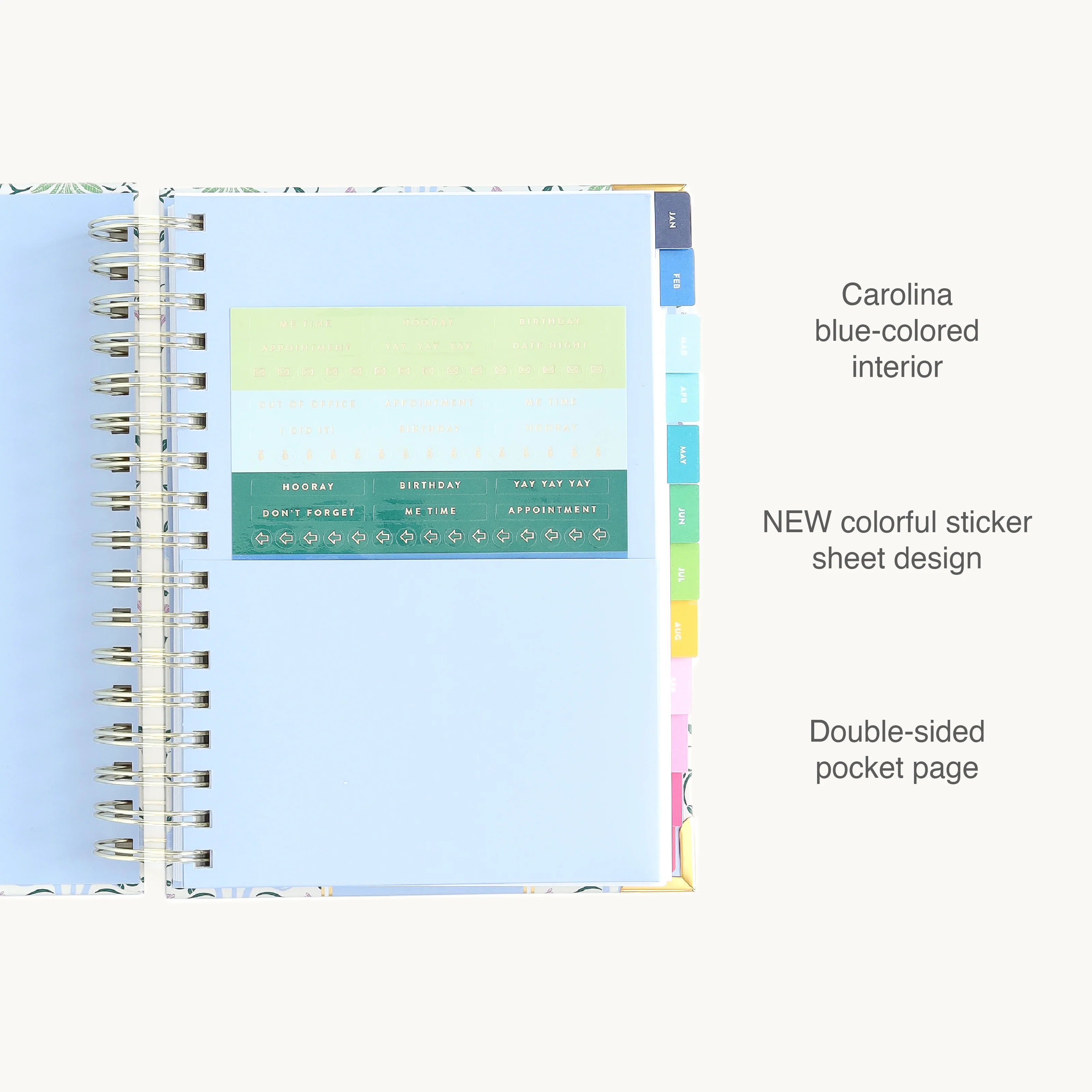 2027 Spiral Daily Simplified Planner - Pineapple Charm 8 2027 Spiral Daily Simplified Planner - Pineapple Charm