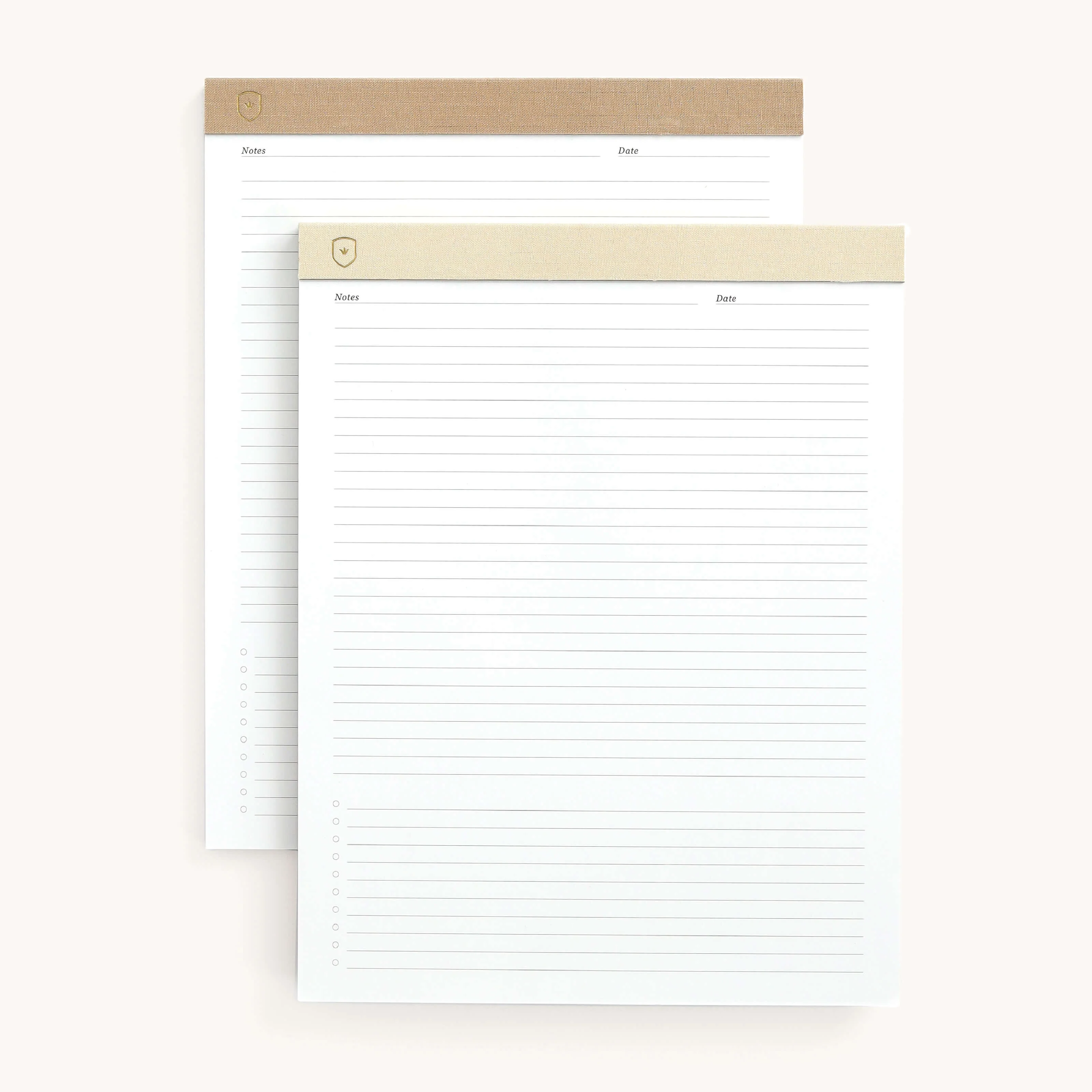 Legal Pad Set - Ivory & Fawn Dapperdesk