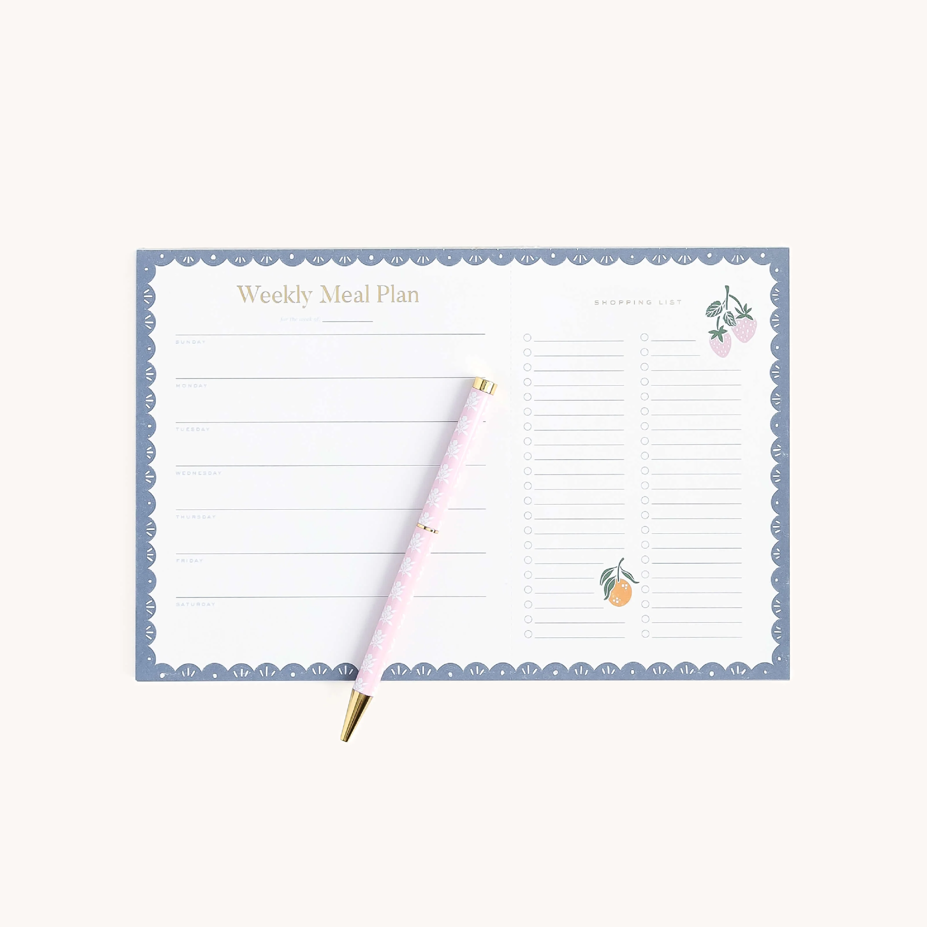 Meal Planning Notepad 3 Meal Planning Notepad