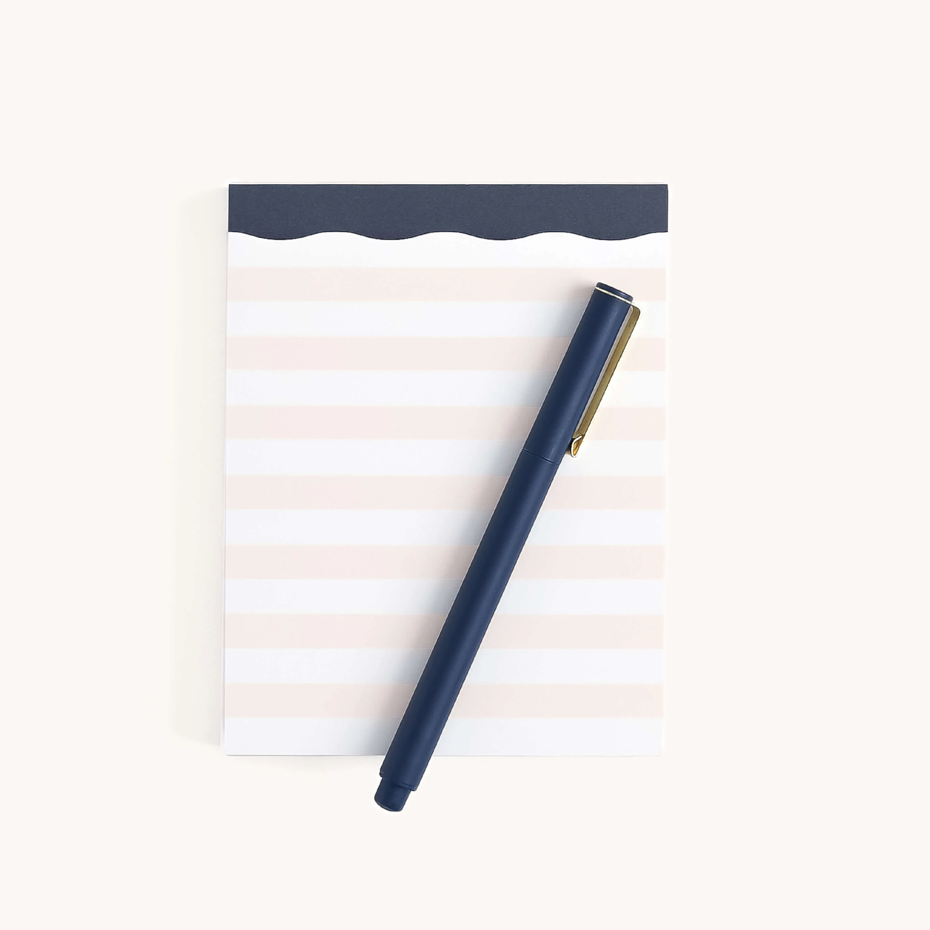 Notepad - Cream Stripes