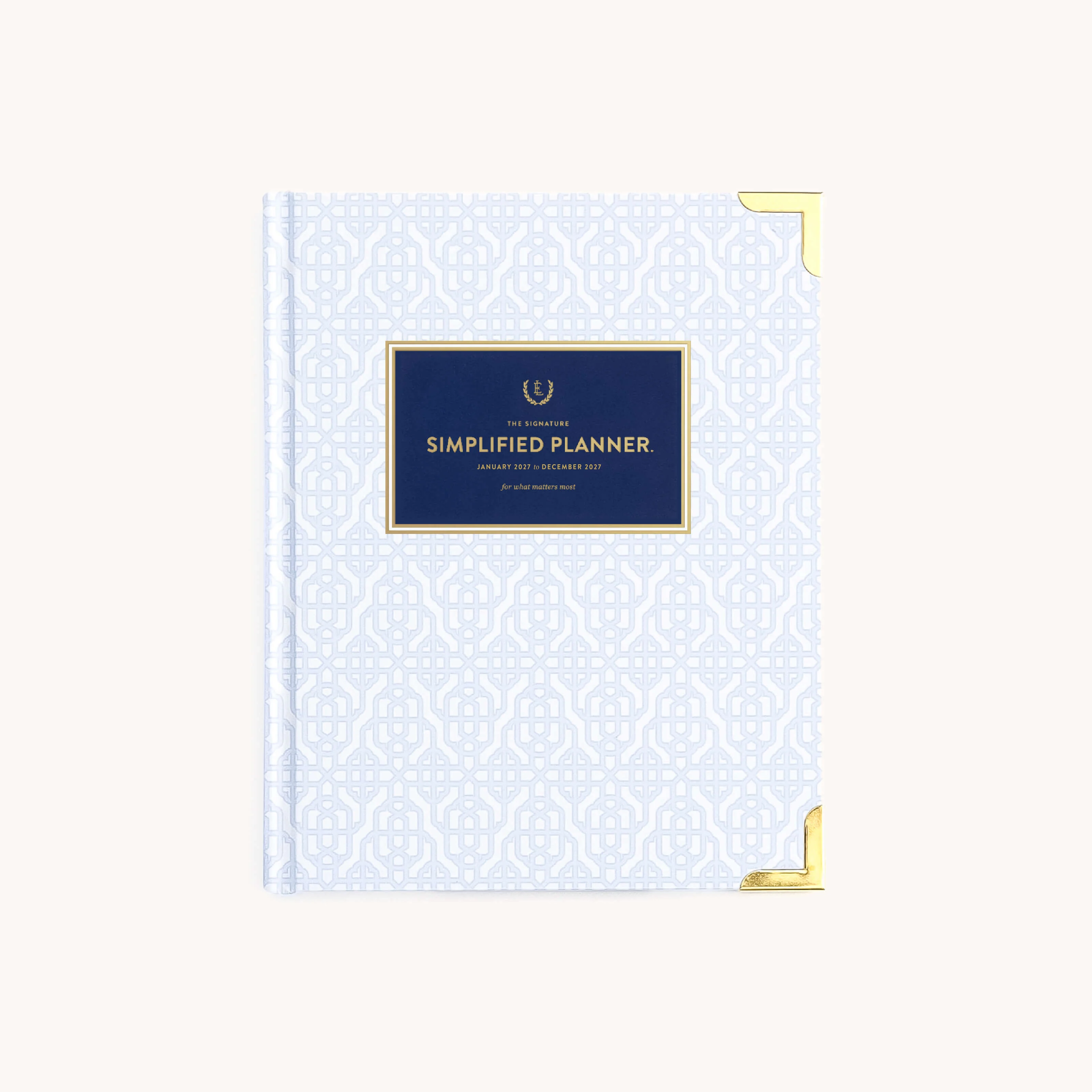 2027 Bookbound Weekly Simplified Planner - Carolina Trellis