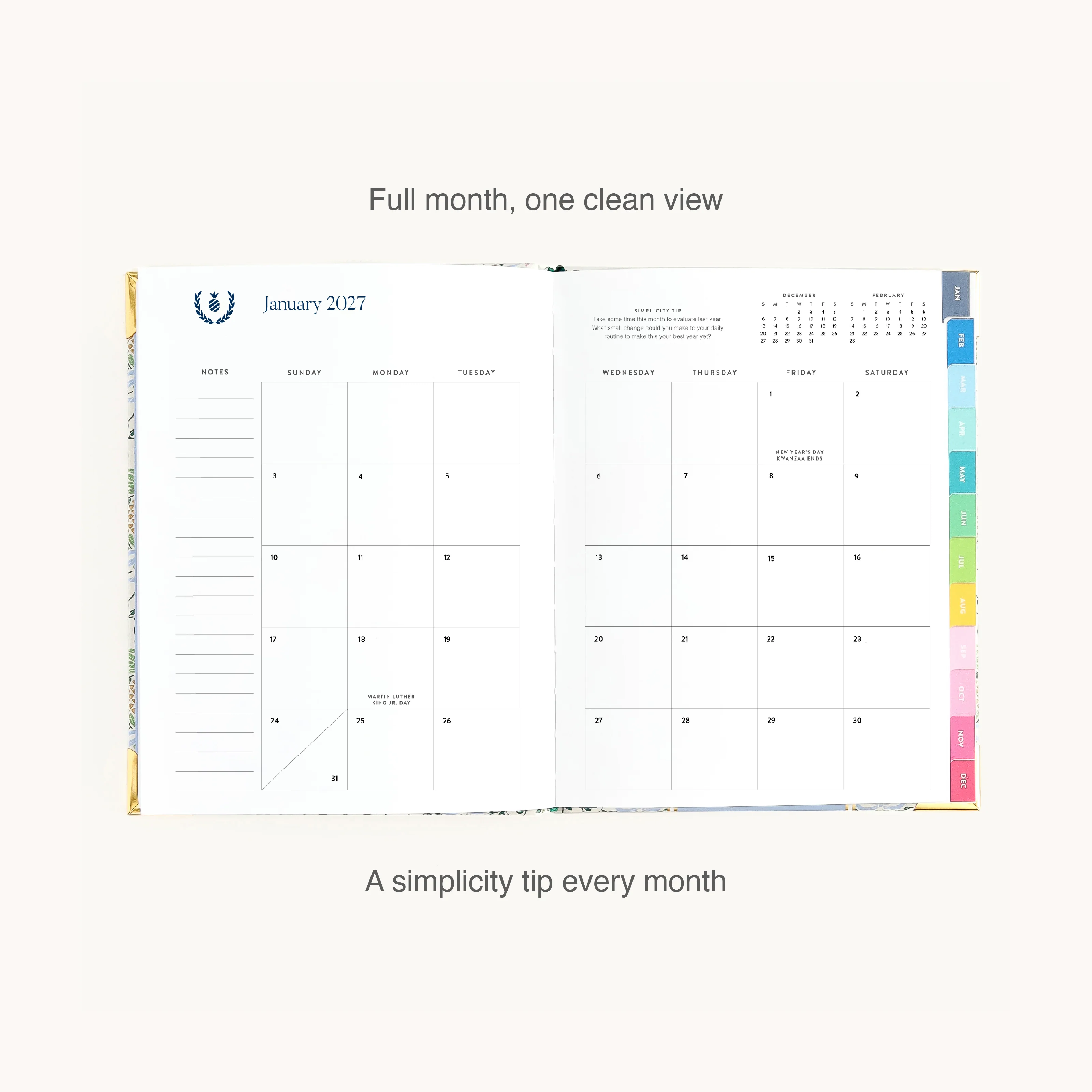 2027 Bookbound Weekly Simplified Planner - Pineapple Charm 5 2027 Bookbound Weekly Simplified Planner - Pineapple Charm