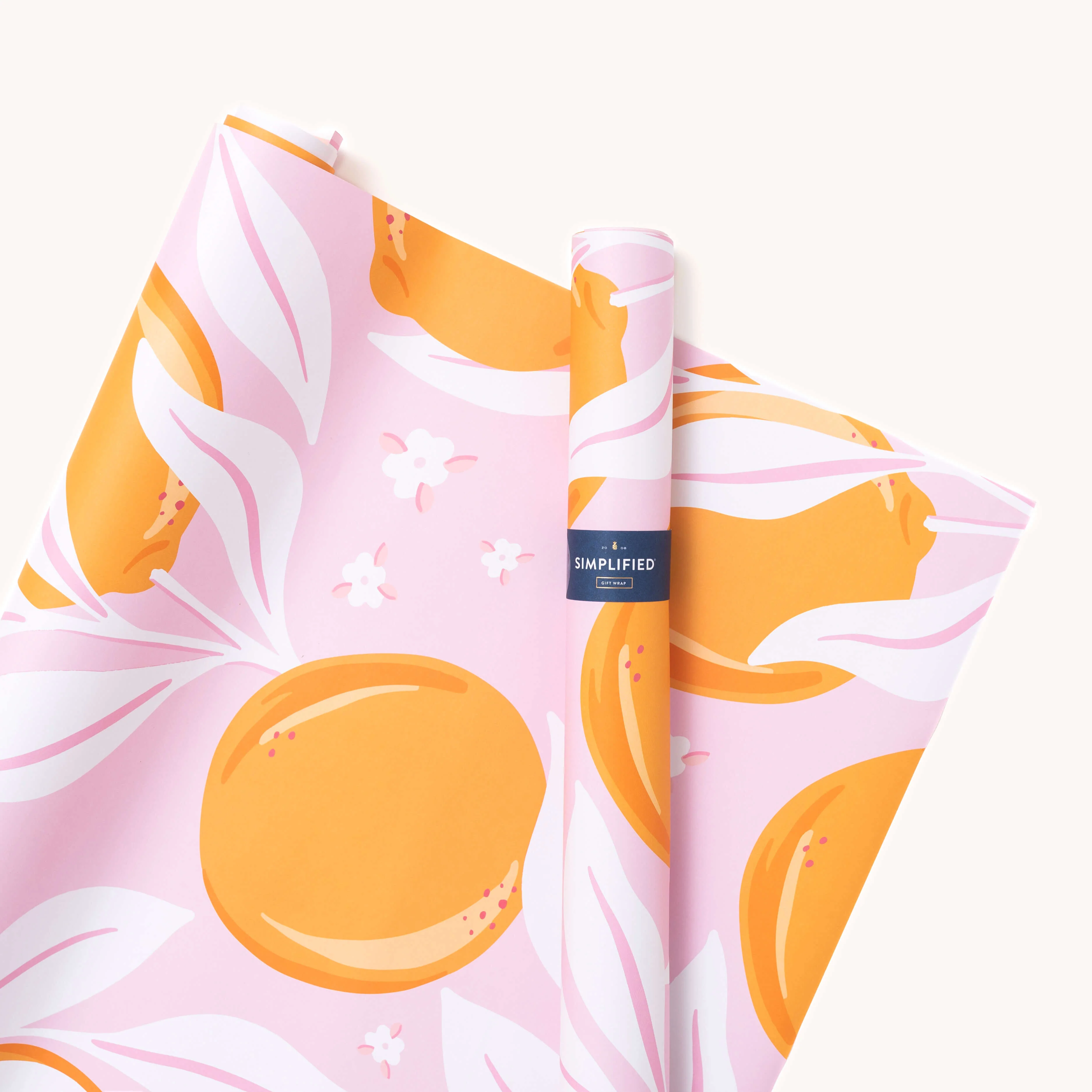 Wrapping Sheets - Blush Oranges