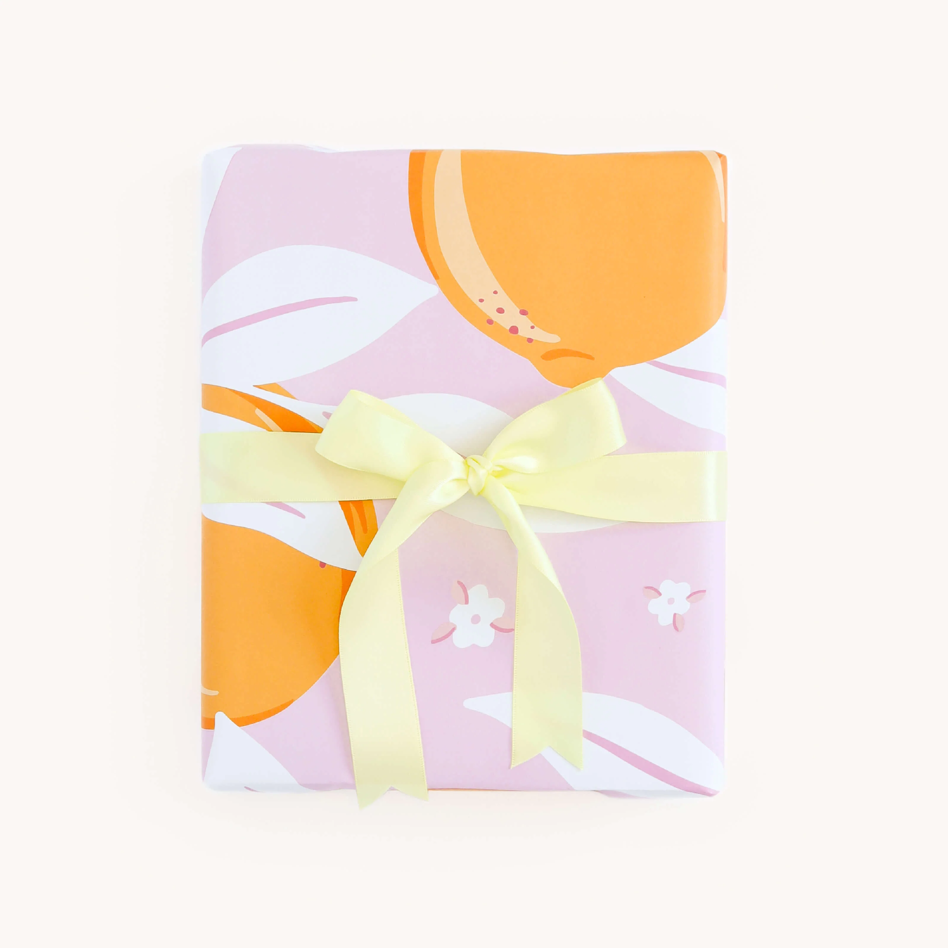Wrapping Sheets - Blush Oranges 3 Wrapping Sheets - Blush Oranges