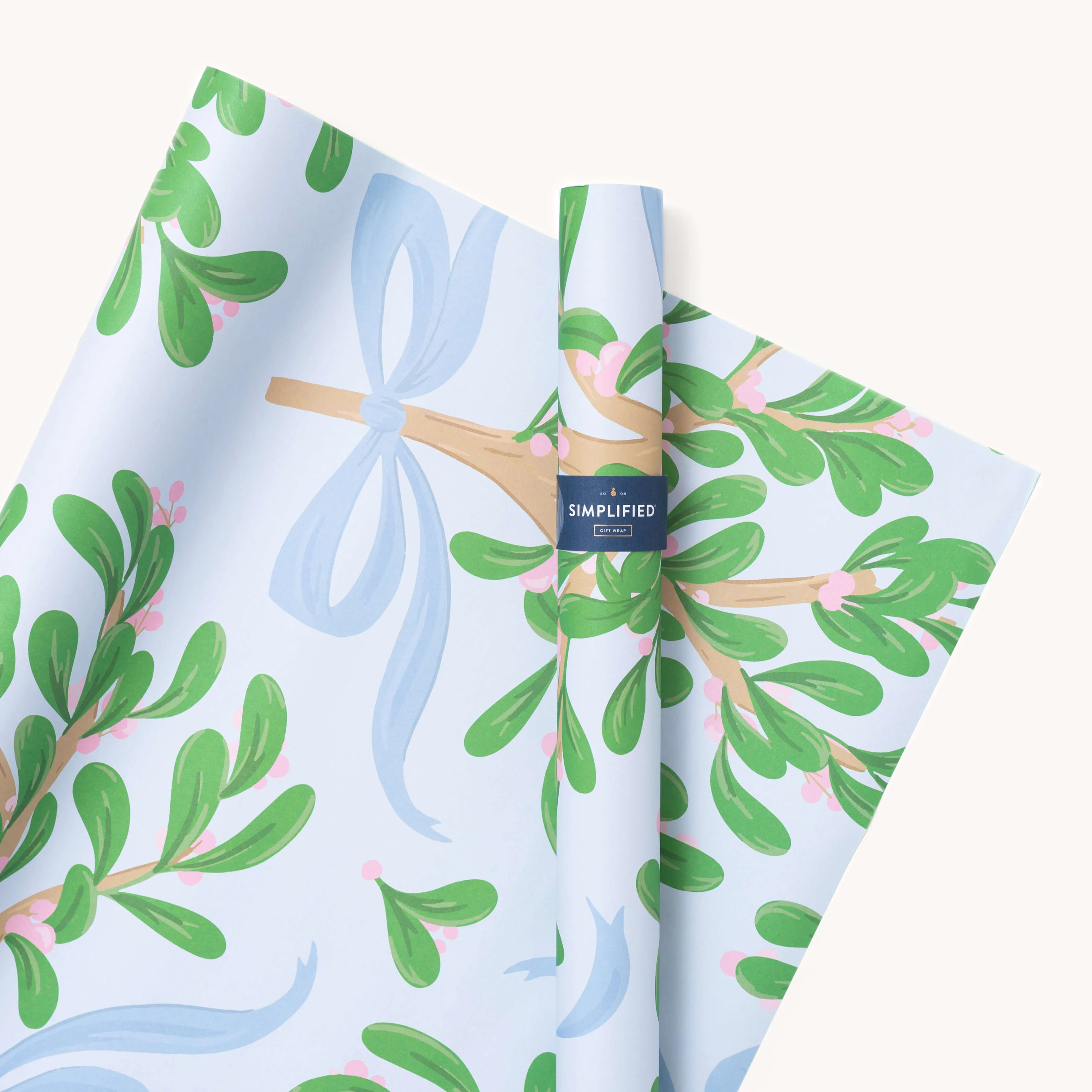 Wrapping Sheets - Mistletoe Bows