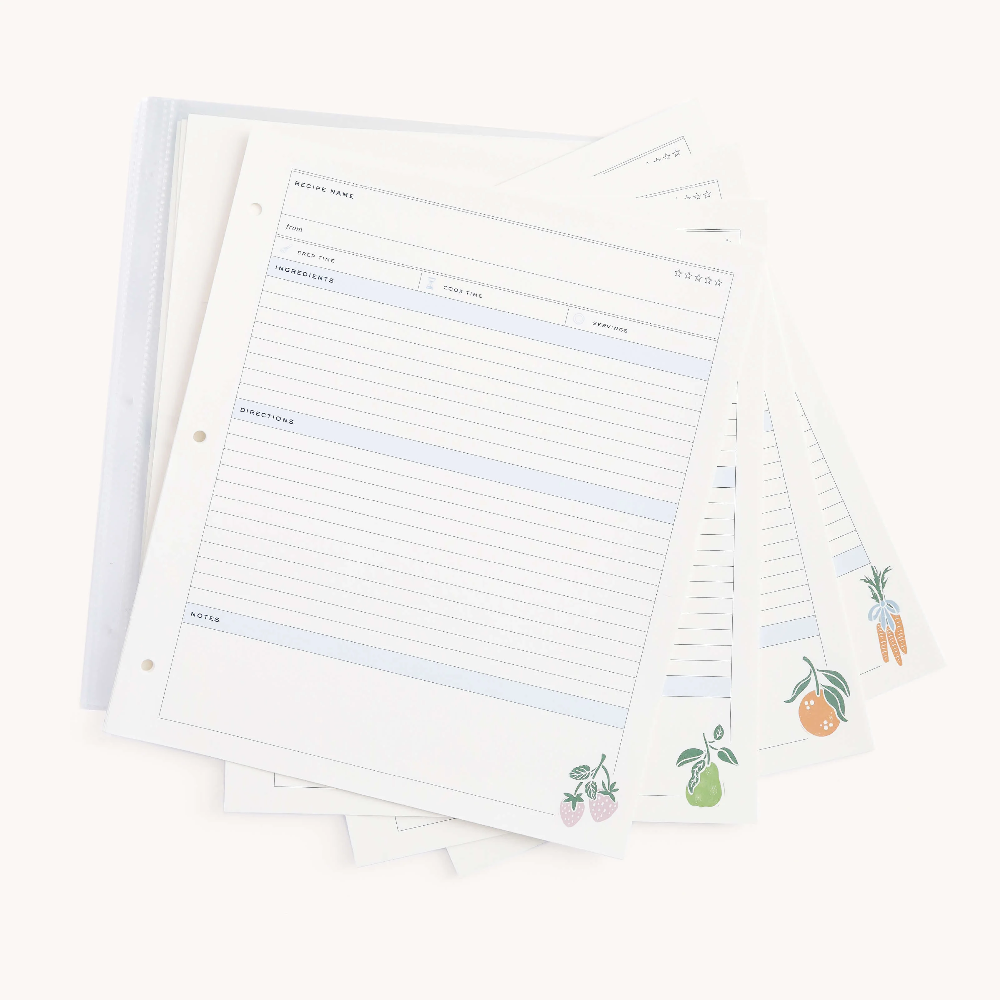 Recipe Binder Page Pack 22 Recipe Binder Page Pack