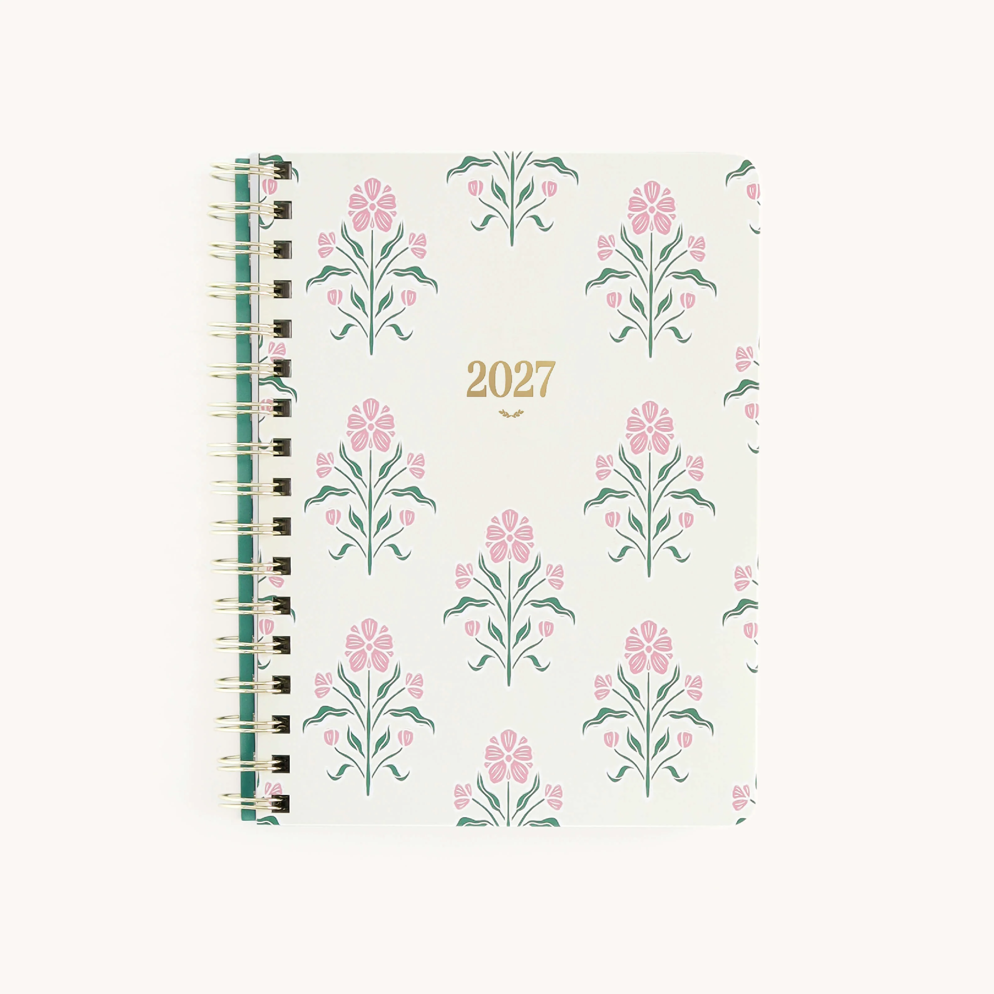 2027 Small Softcover Weekly Simplified Planner - Blush Botanical