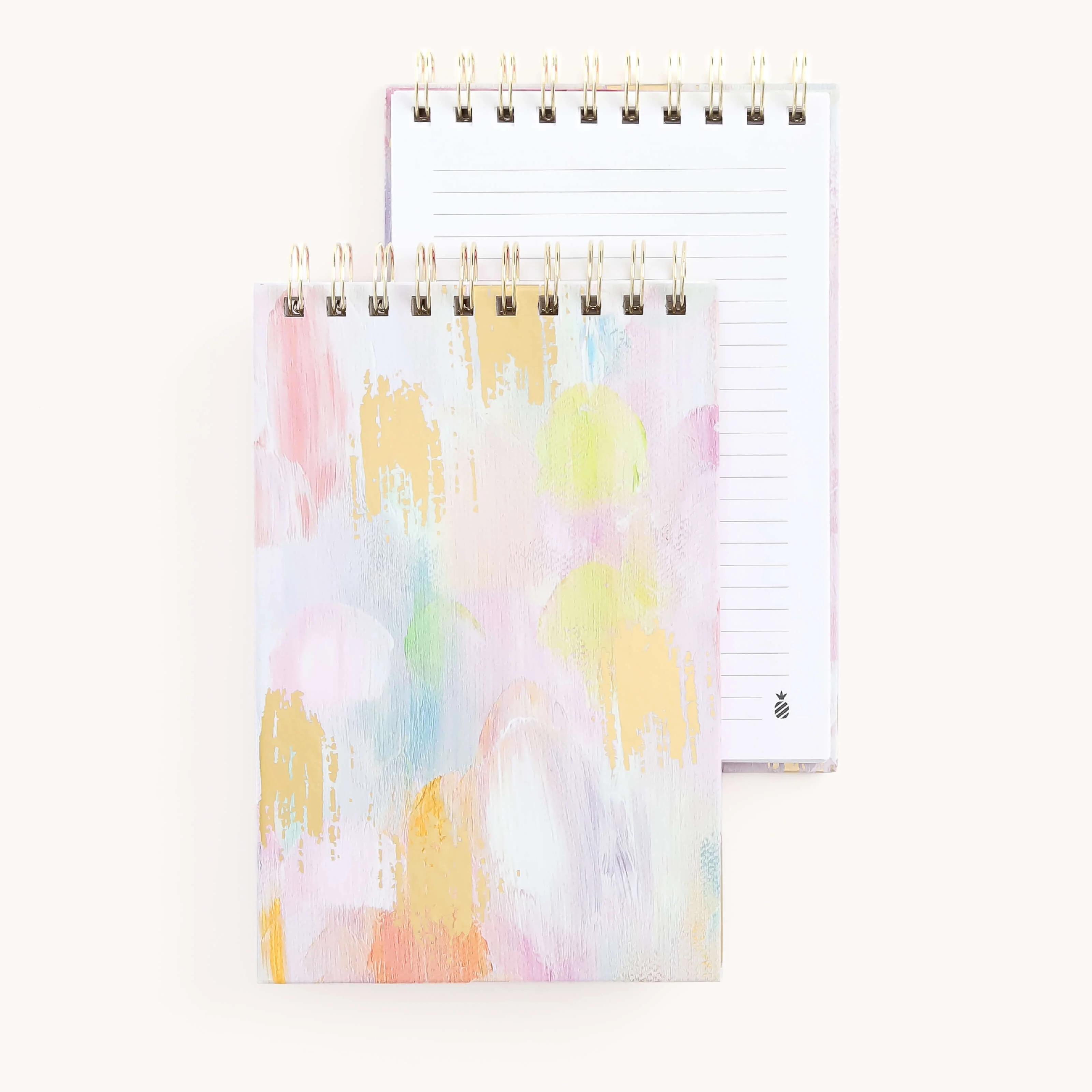 Top Spiral Notebook - Happy Abstract