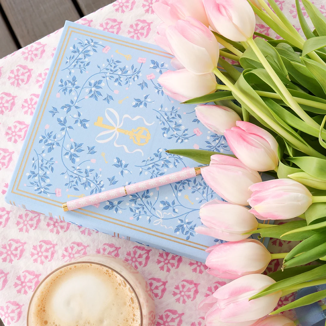 Twist Pen Set - Cabana Stripe & Blush Block