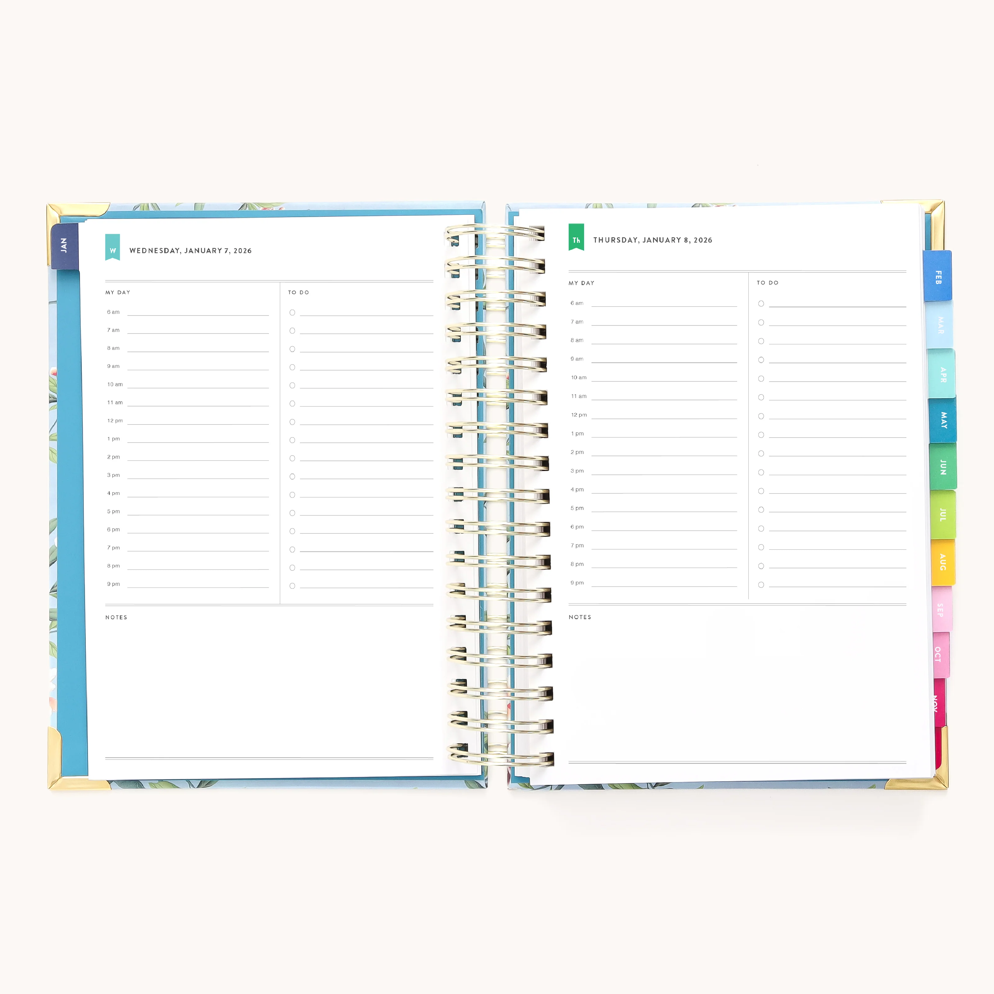 2026 Spiral Daily Simplified Planner - Faraway Land 10 2026 Spiral Daily Simplified Planner - Faraway Land