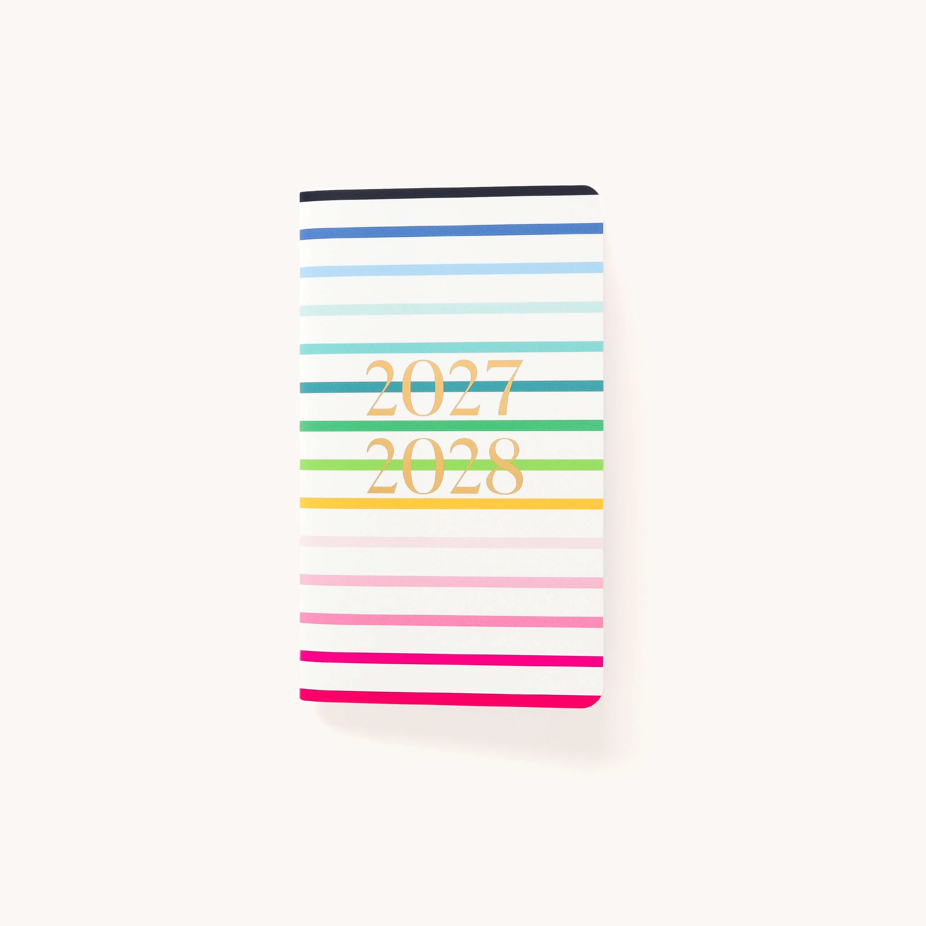 2027-2028 Simplified Pocket Planner - Happy Stripe