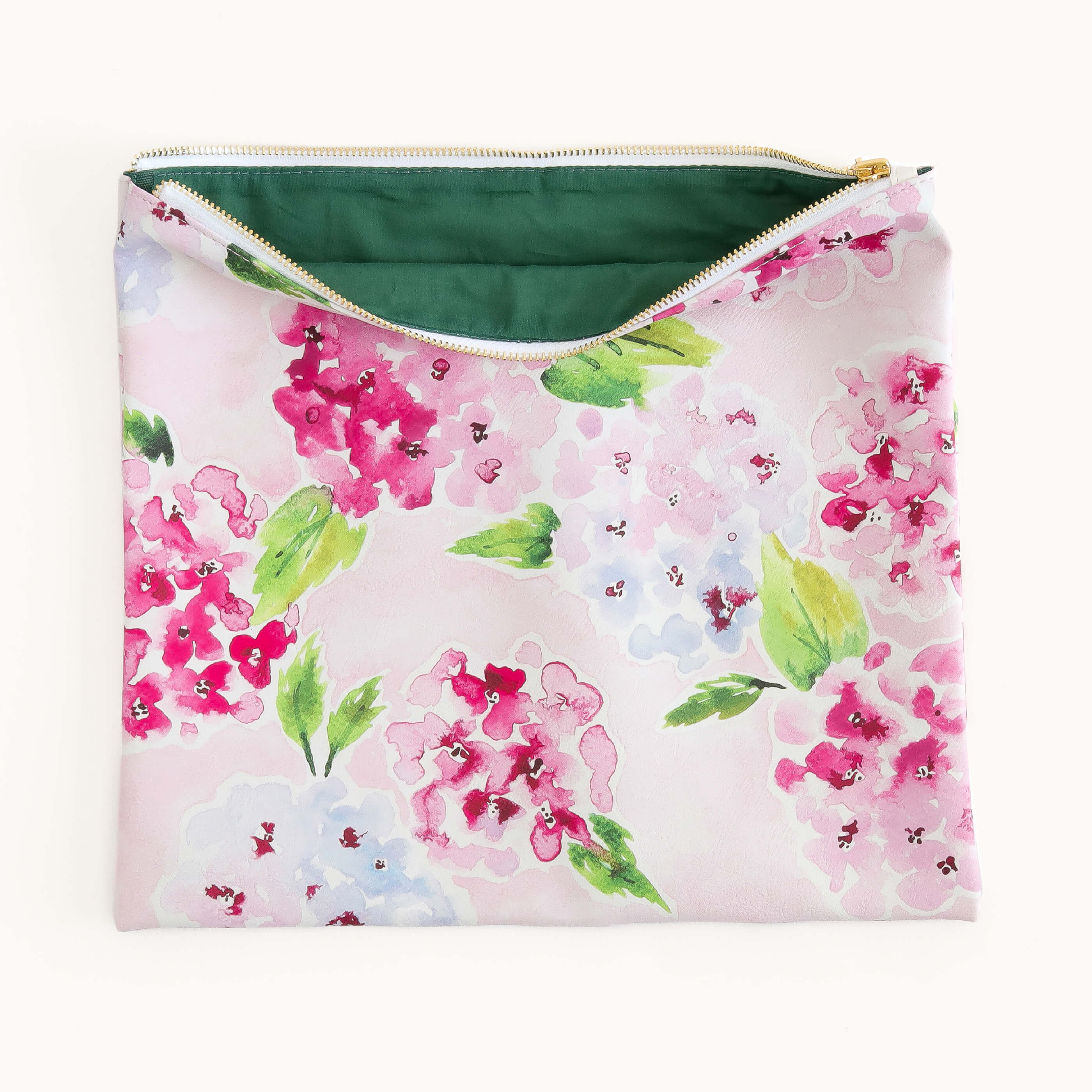 Planner Pouch - Blush Hydrangea 3 Planner Pouch - Blush Hydrangea