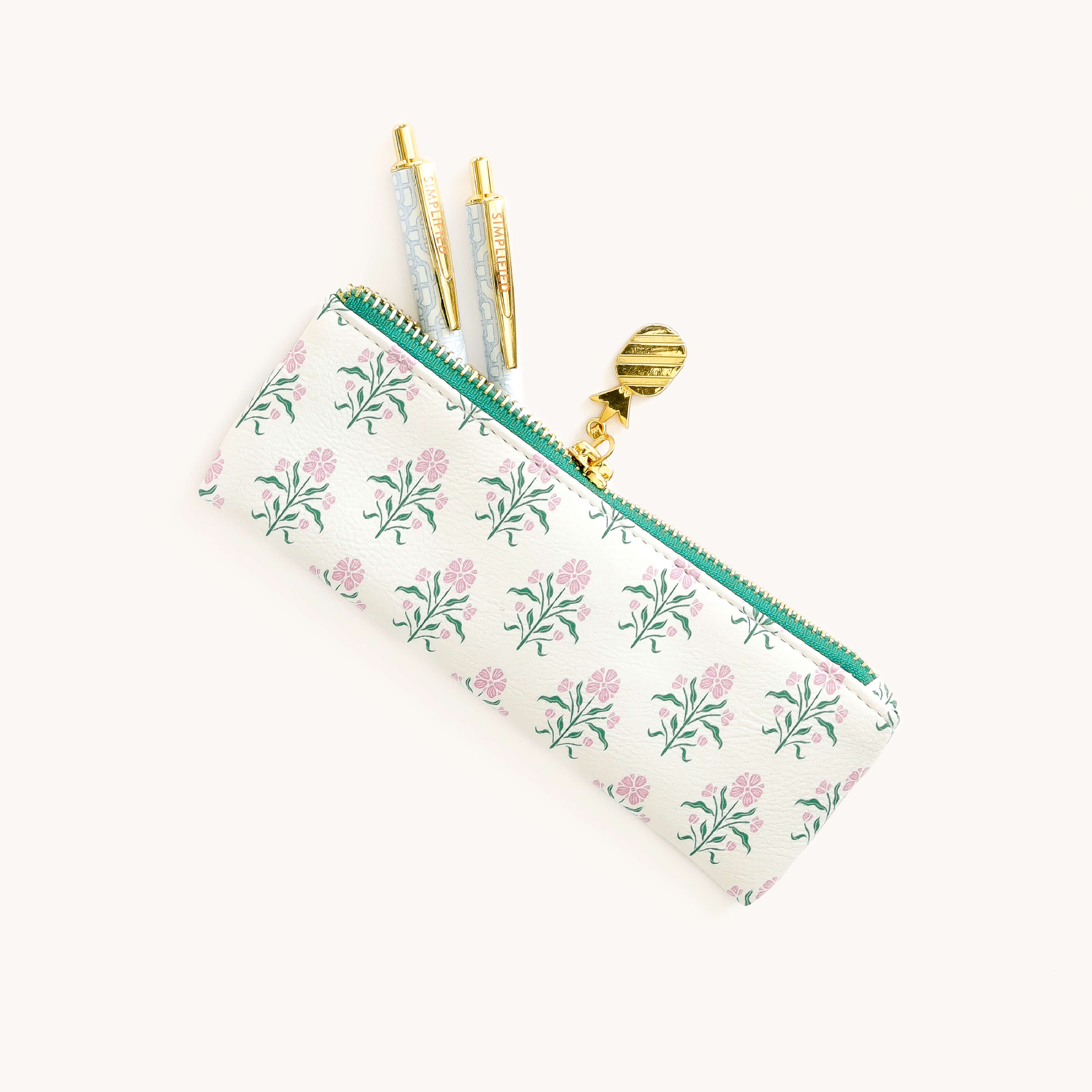 Petite Pen Pouch - Blush Botanical 4 Petite Pen Pouch - Blush Botanical