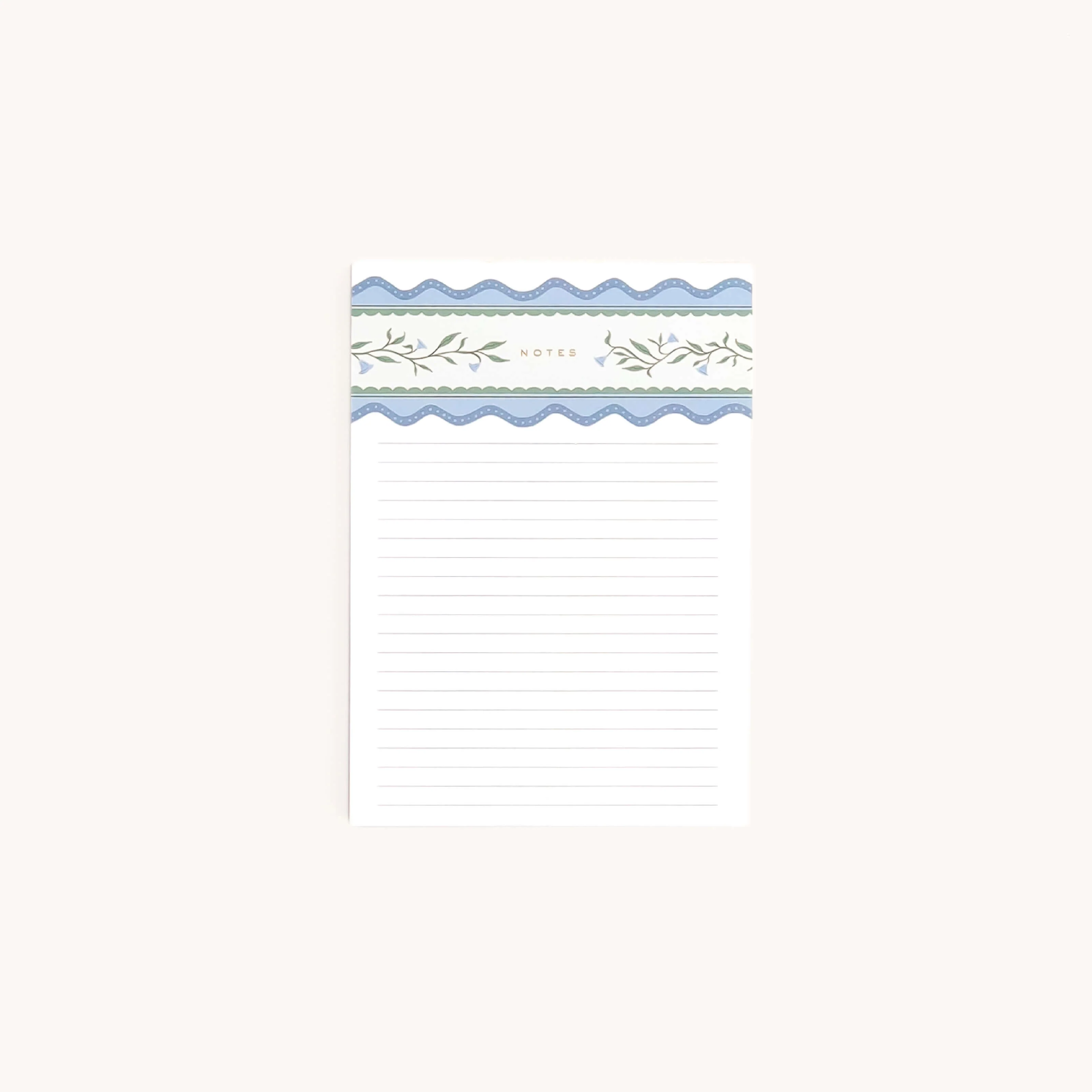 Notepad - Floral Stripe Lined
