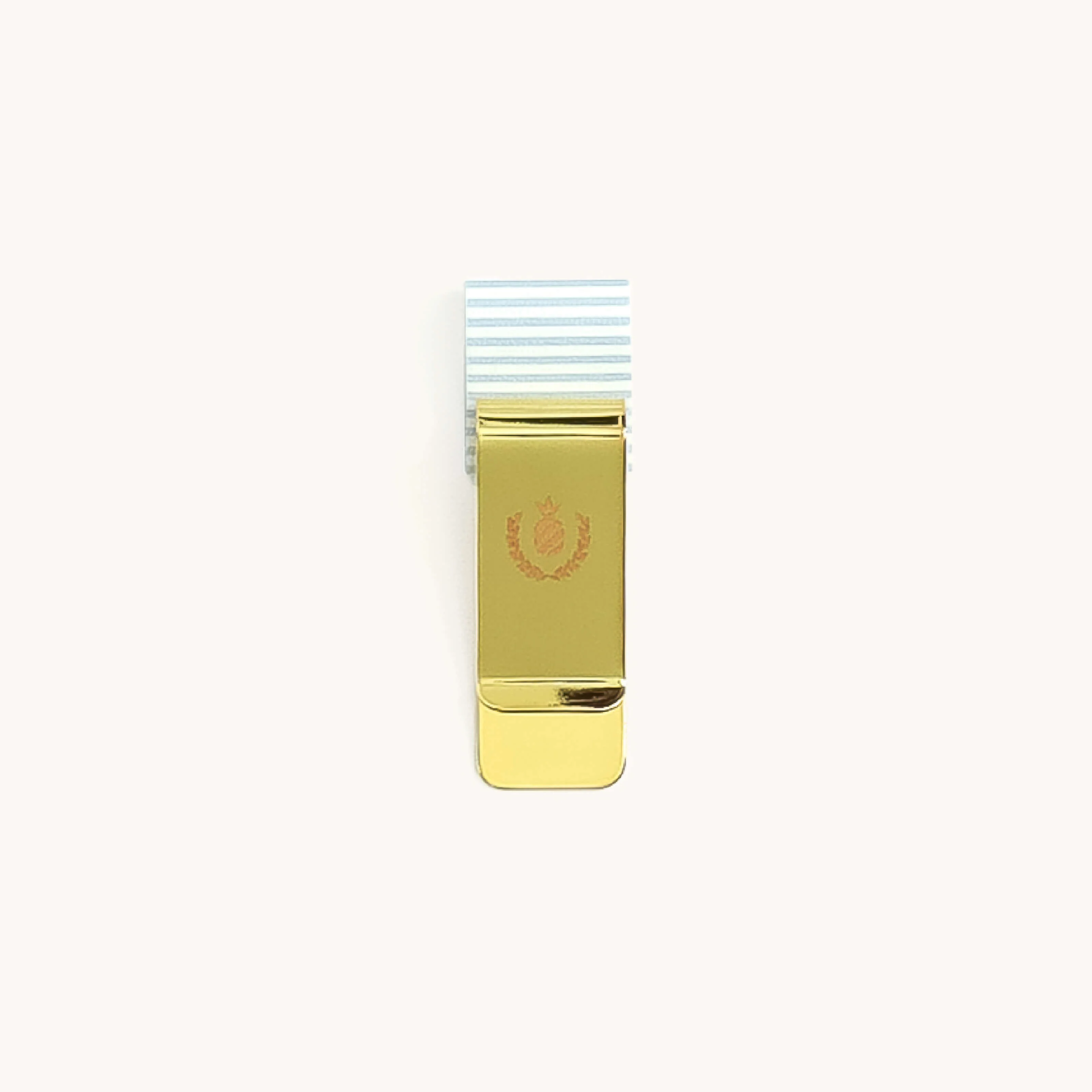 Pen Clip - Blue Pinstripe 9 Pen Clip - Blue Pinstripe