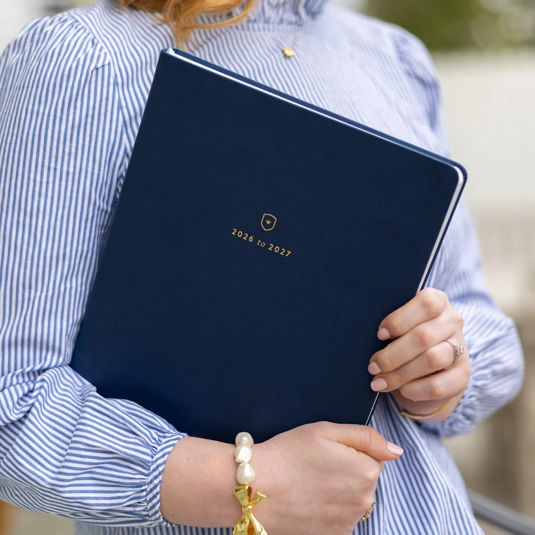 2026-2027 Bookbound Weekly Dapperdesk Planner - Navy
