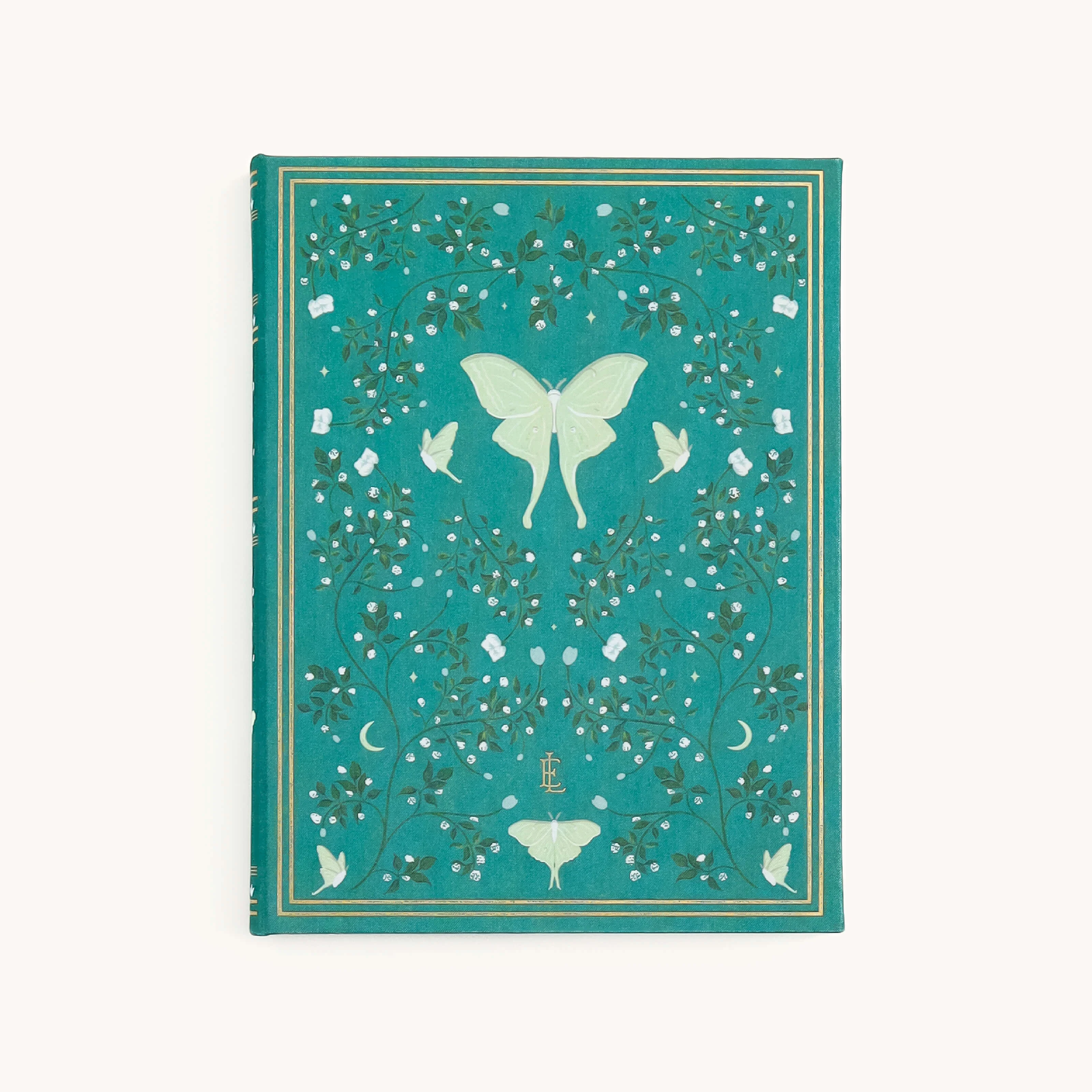 Linen Journal - Luna Moths 8 Linen Journal - Luna Moths