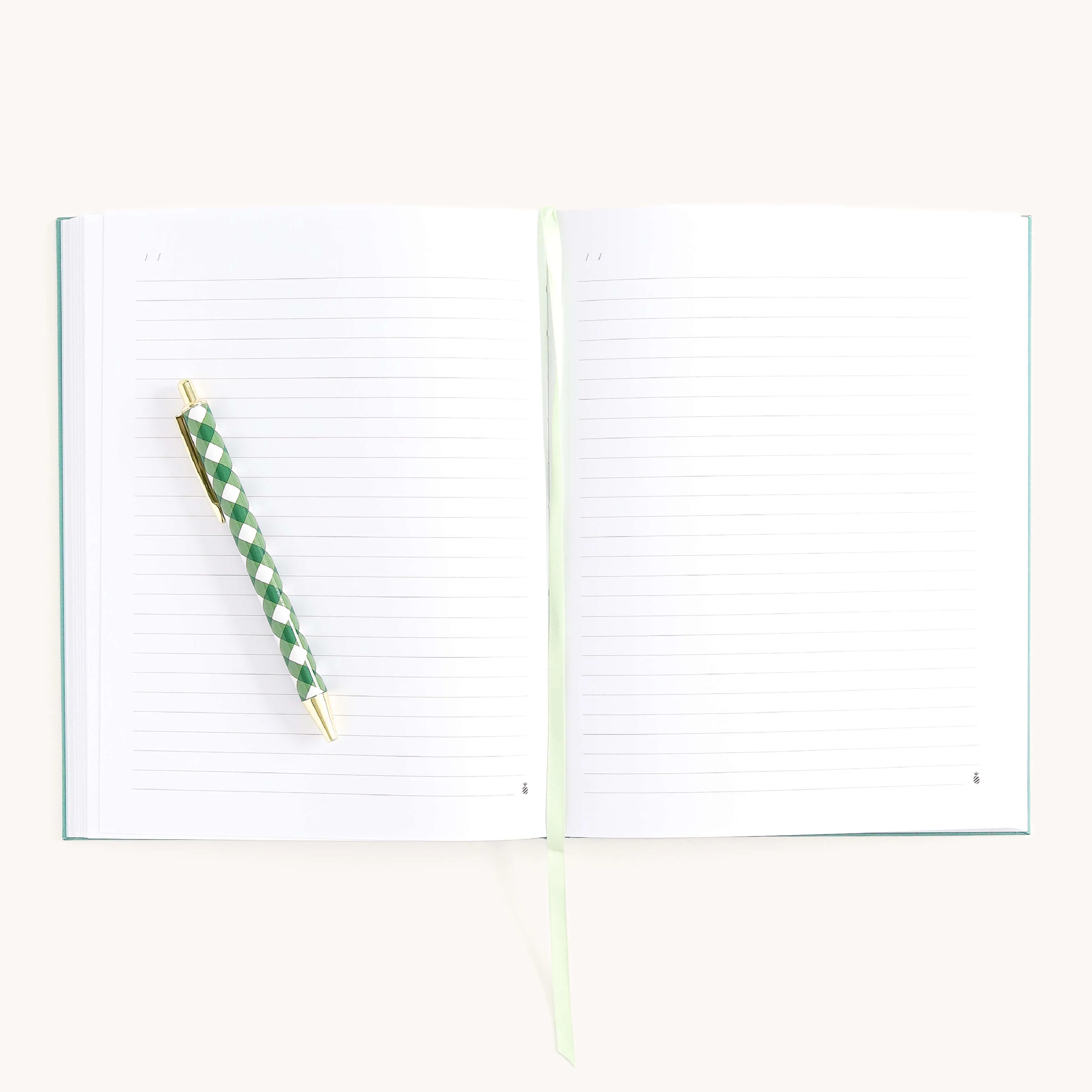 Linen Journal - Luna Moths 4 Linen Journal - Luna Moths