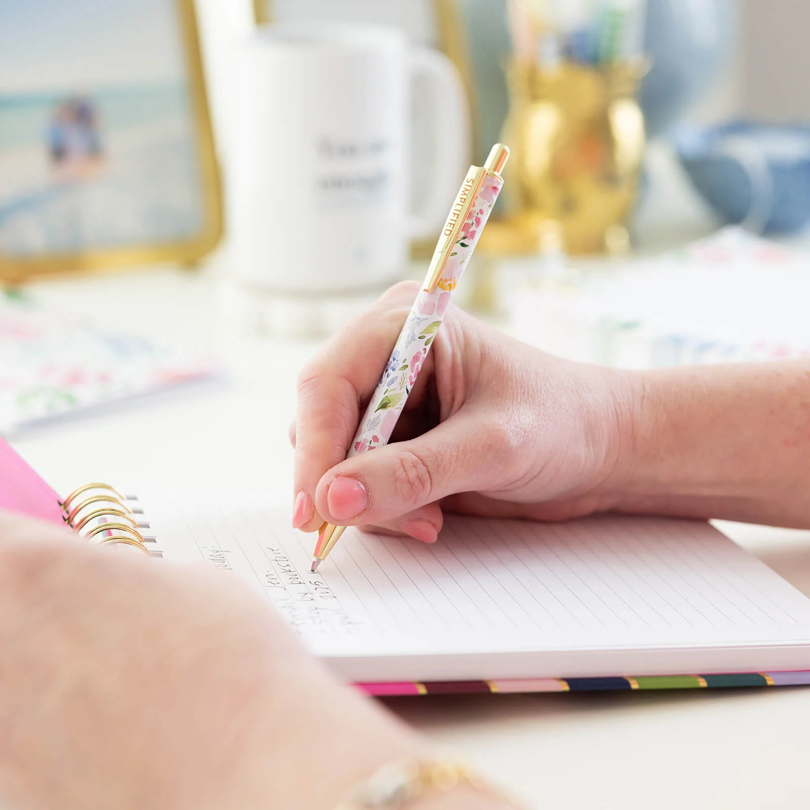 Click Pen - Cottage Floral