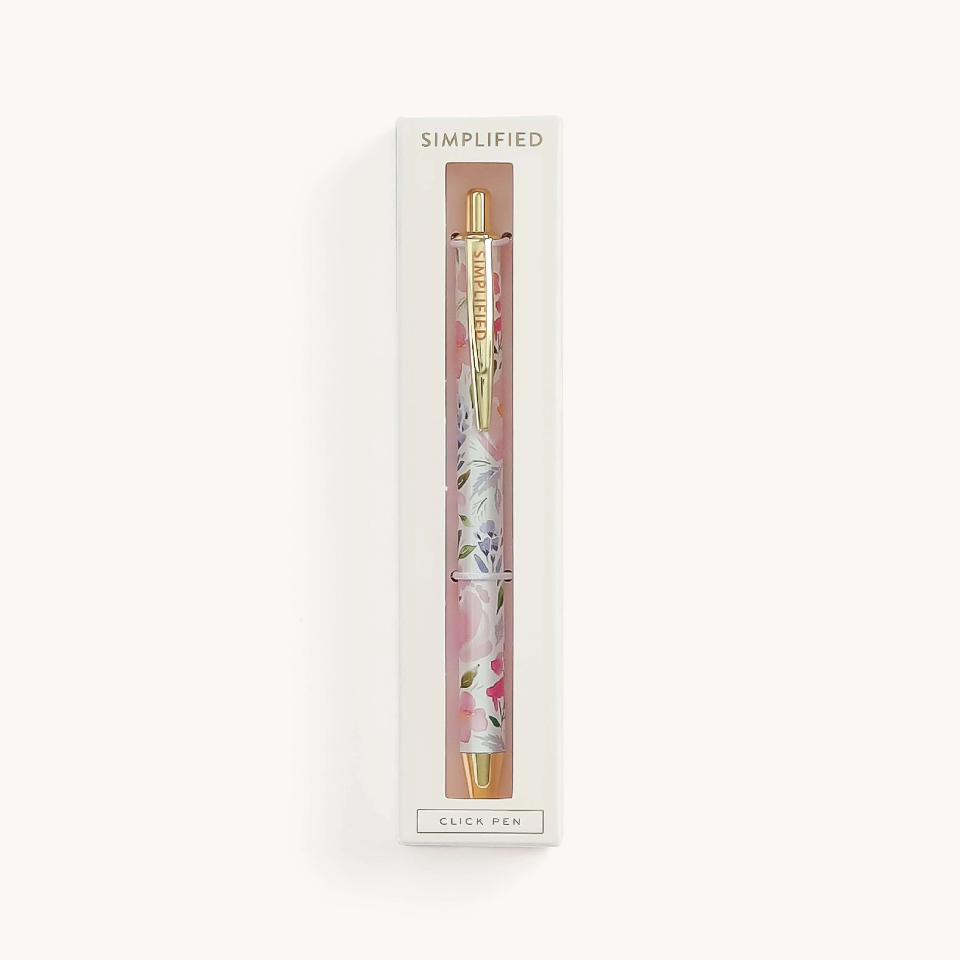 Click Pen - Cottage Floral 3 Click Pen - Cottage Floral