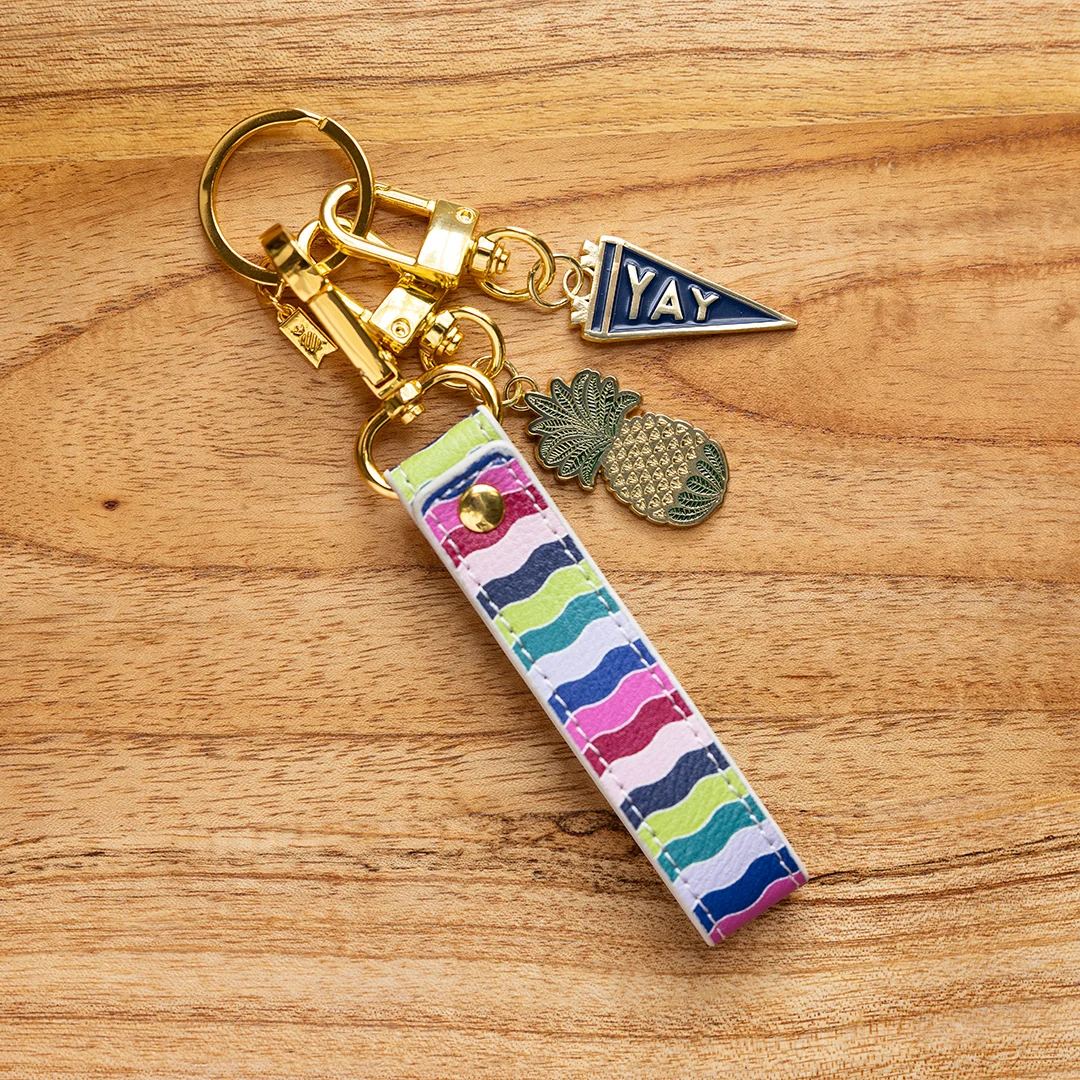 Enamel Charm - Yay Flag