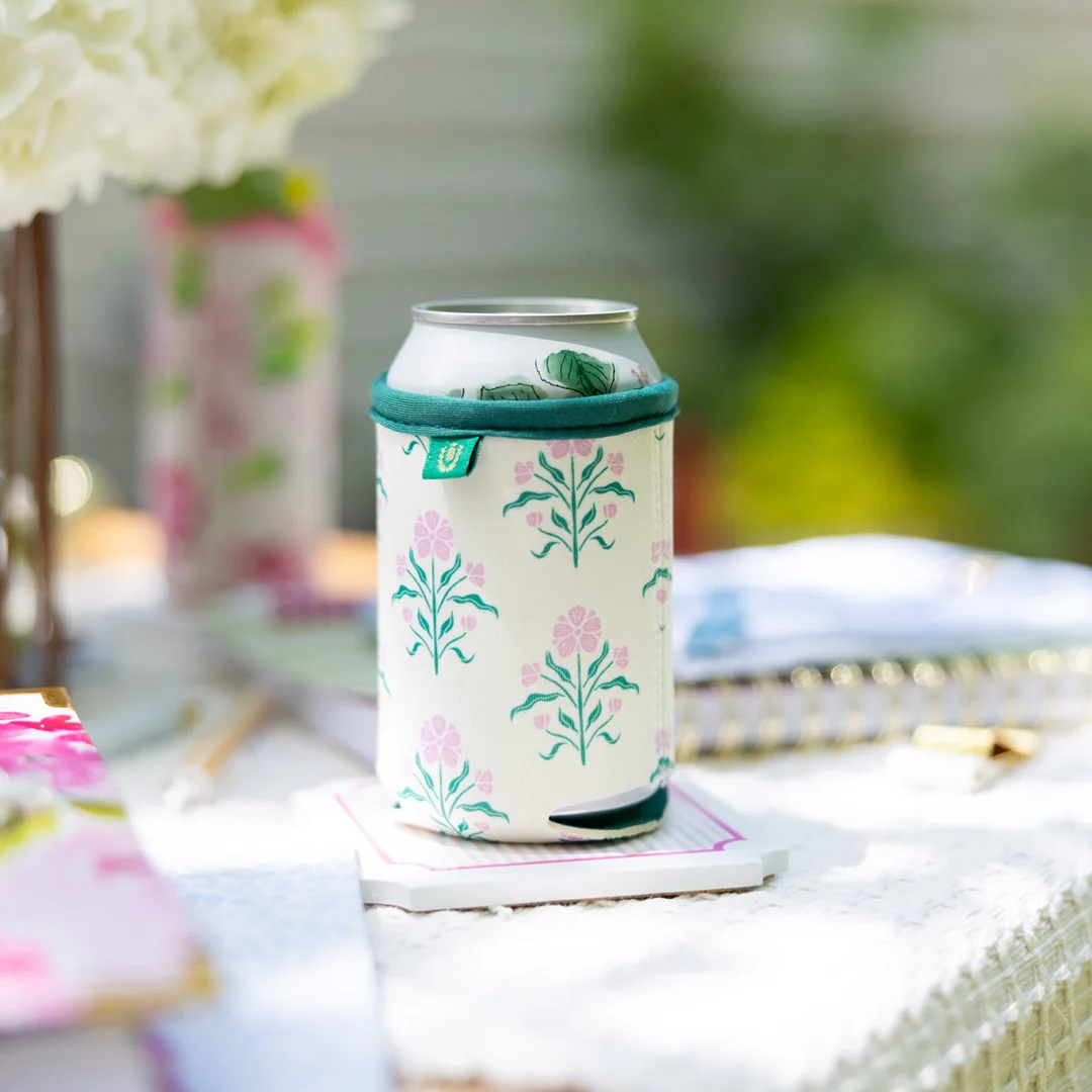 Regular Can Cooler - Blush Botanical